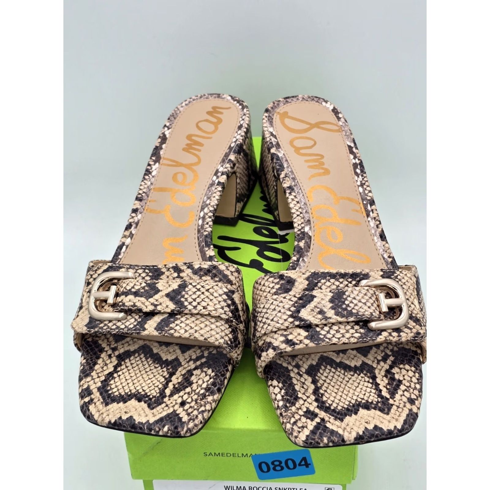 Sam Edelman Sam Edelman Wilma Womens Heels Roccia Sz 9 M Snake Skin Beige Roccia Wilma Womens Heels 9 M Shoes Female Mens? Size US 9 / IT 39 - 4 Thumbnail