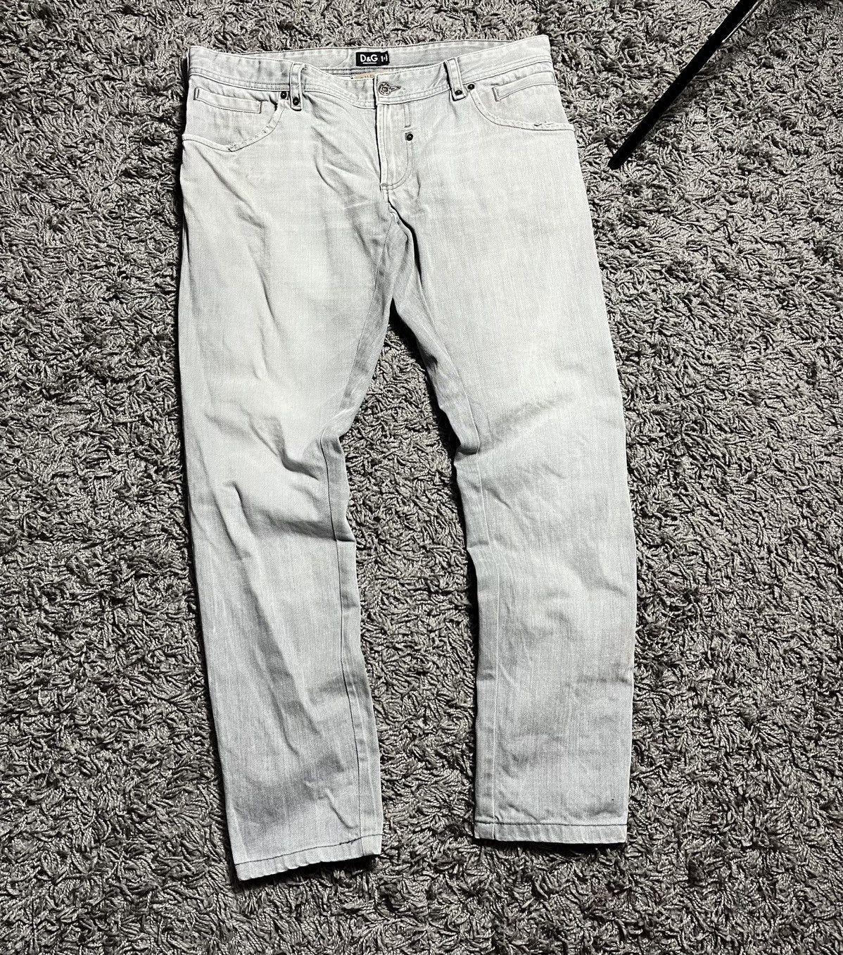 DOLCE GABANNA DISTRESSED JEANS PANTS VNTG SIZE 36 ADULT