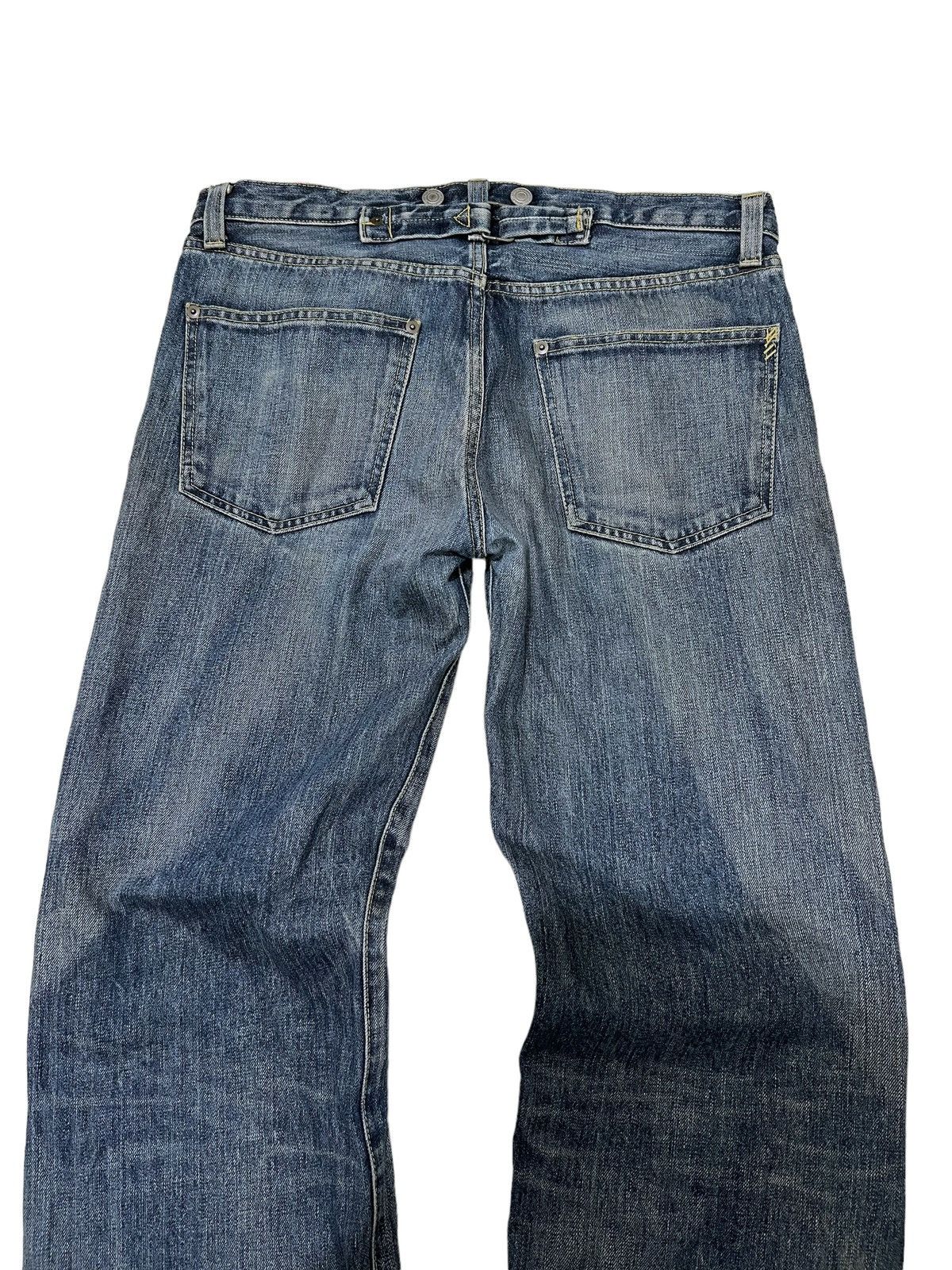 Fad Three × Hysteric Glamour × If Six Was Nine Vintage Fad 3 buckle distressed denim jeans Size US 32 / EU 48 - 4 Thumbnail