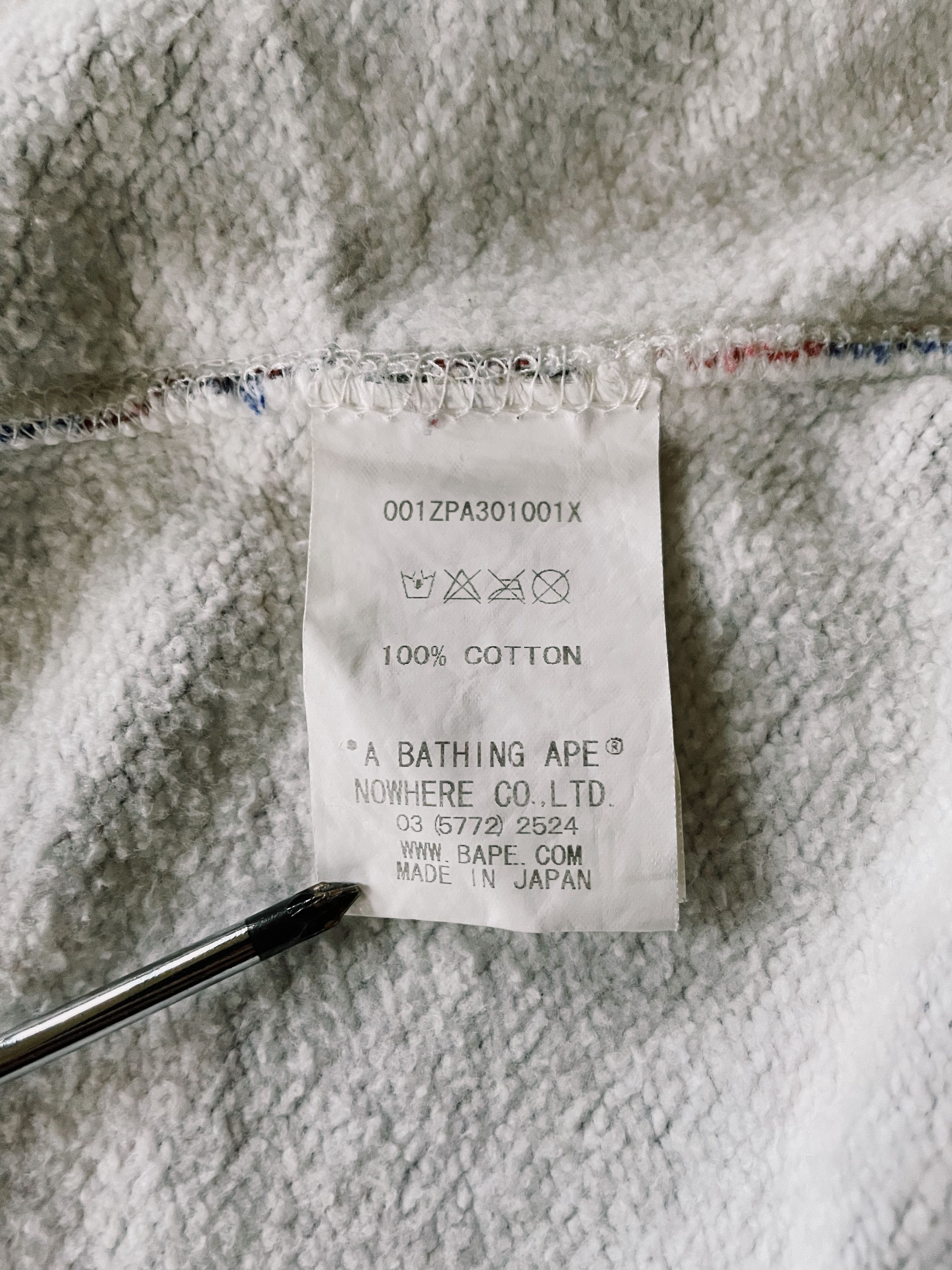 Bape Bape Check Full Zip Hoodie Size US XL / EU 56 / 4 - 6 Thumbnail