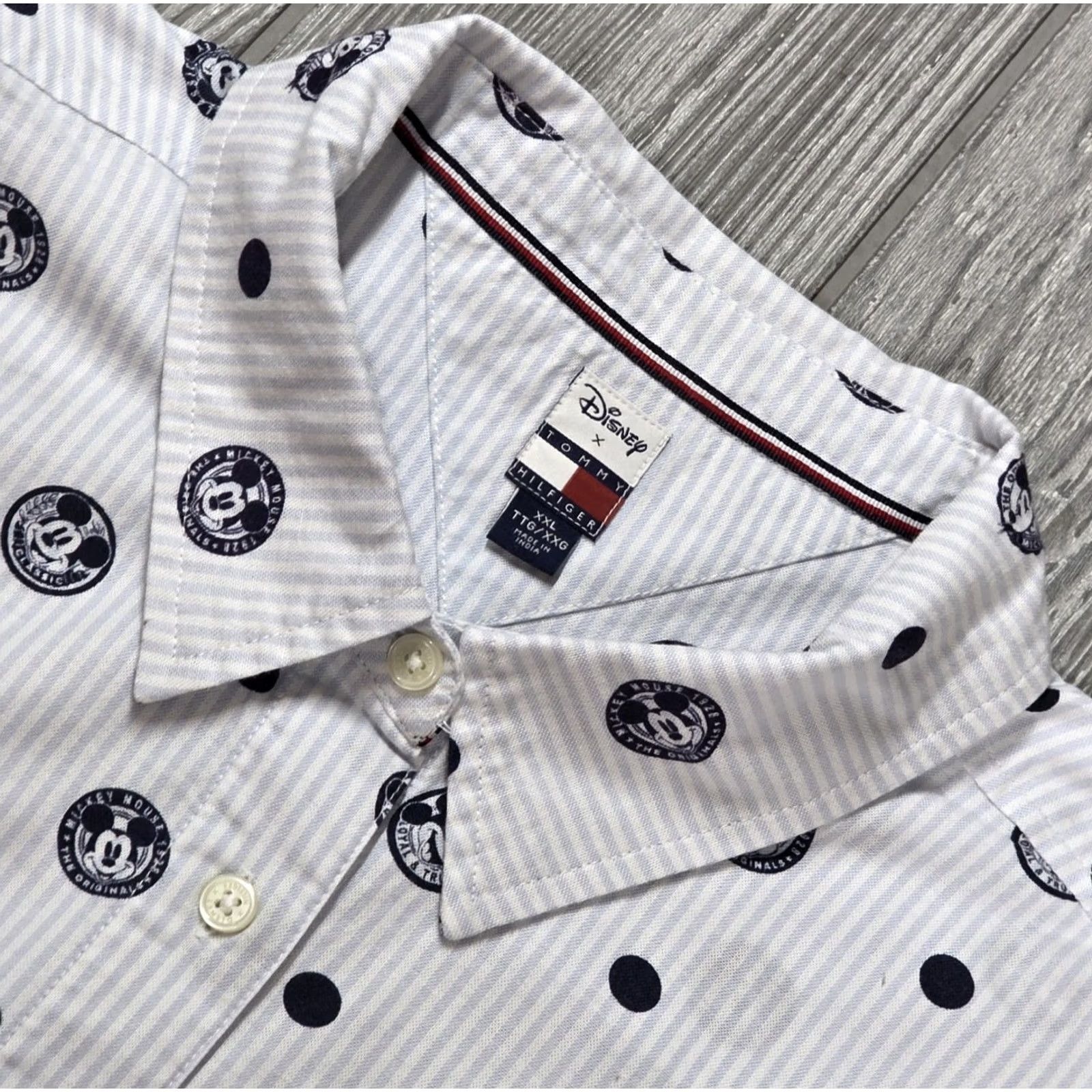 Disney Disney Tommy Hilfiger Mickey Mouse Long Sleeve Shirt Dress 2XL Red AOP Vintage No? Size XXL / US 16-18 / IT 52-54 - 7 Thumbnail