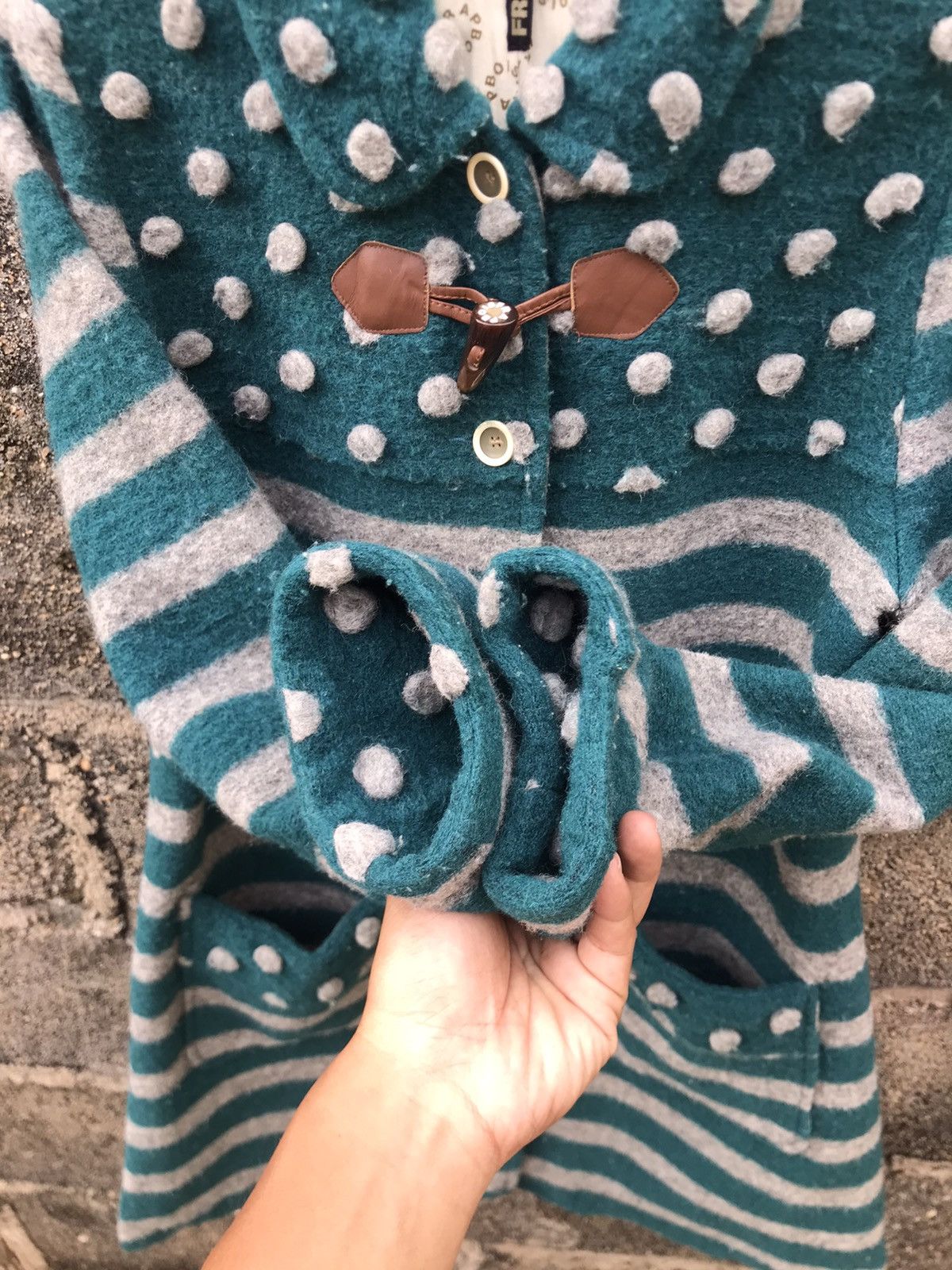 Frapbois ⚡️Vintage Frapbois By Issey Miyake Wool Duffle Coat Size S / US 4 / IT 40 - 7 Thumbnail