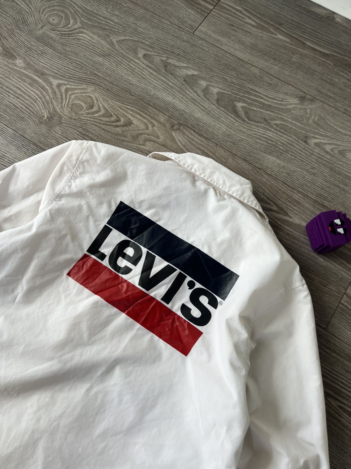 Levi's ‼️Levi’s Big Logo Nylon Black Tag Coach Active Urban Jacket‼️ Size US M / EU 48-50 / 2 - 8 Thumbnail