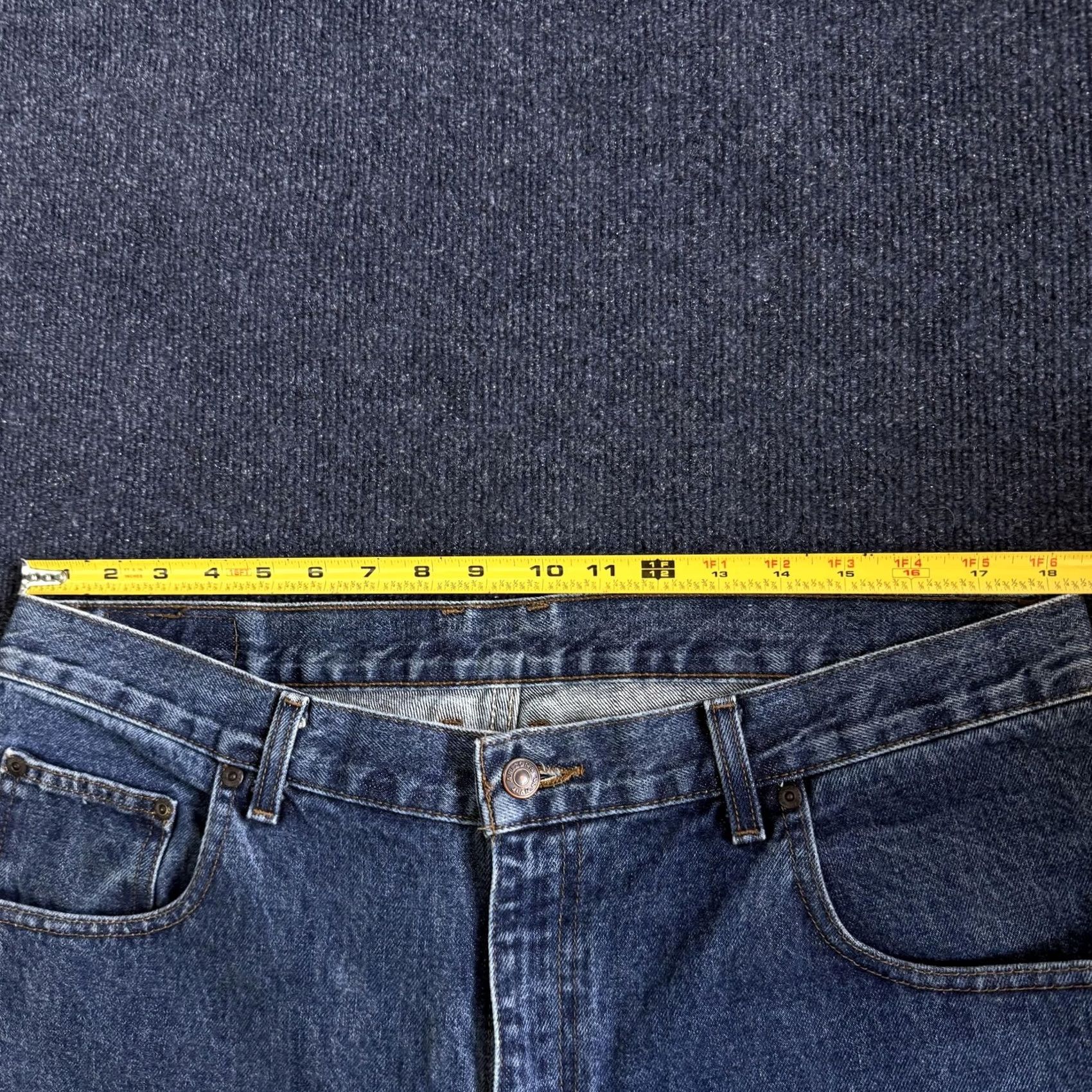 Vintage Y2K Arizona Jean Co Jeans Mens 38x30 Medium Wash Blue Denim Regular Straight Jeans Mens 38x30 Blue Denim Regular Straight Size US 38 / EU 54 - 5 Thumbnail