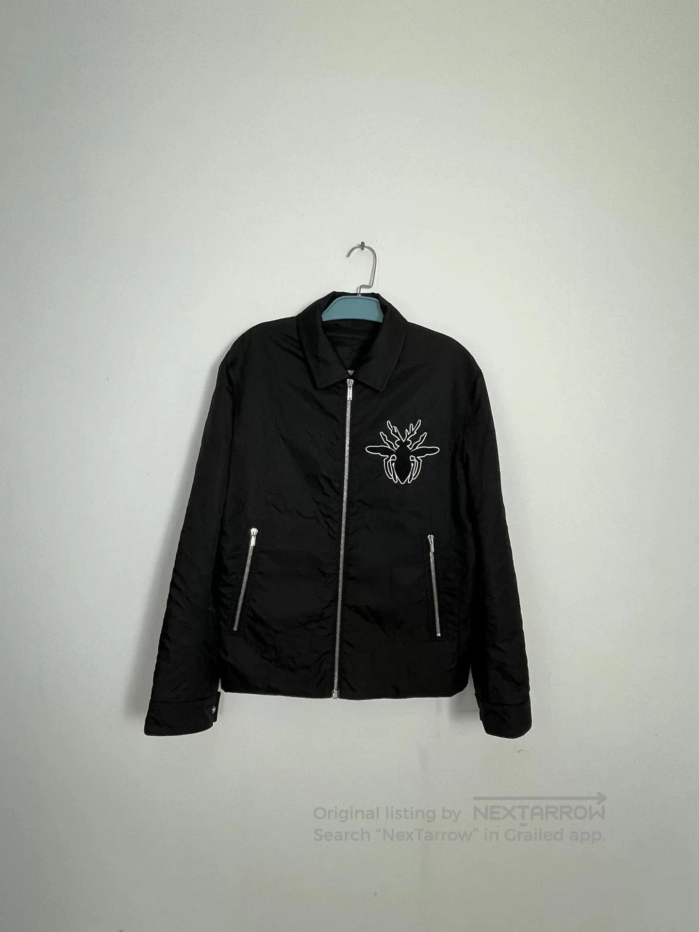 Dior Dior Black Nylon Bee Embroidery Jacket. Size US L / EU 52-54 / 3 - 1 Thumbnail