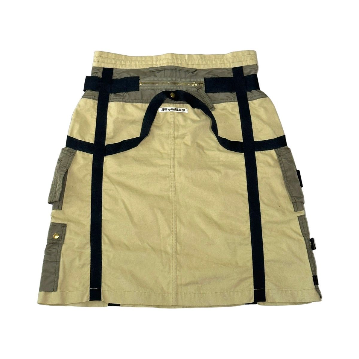 Jean Paul Gaultier FW 2003 Bondage Parachute cargo skirt Size 30" / US 8 / IT 44 - 2 Thumbnail