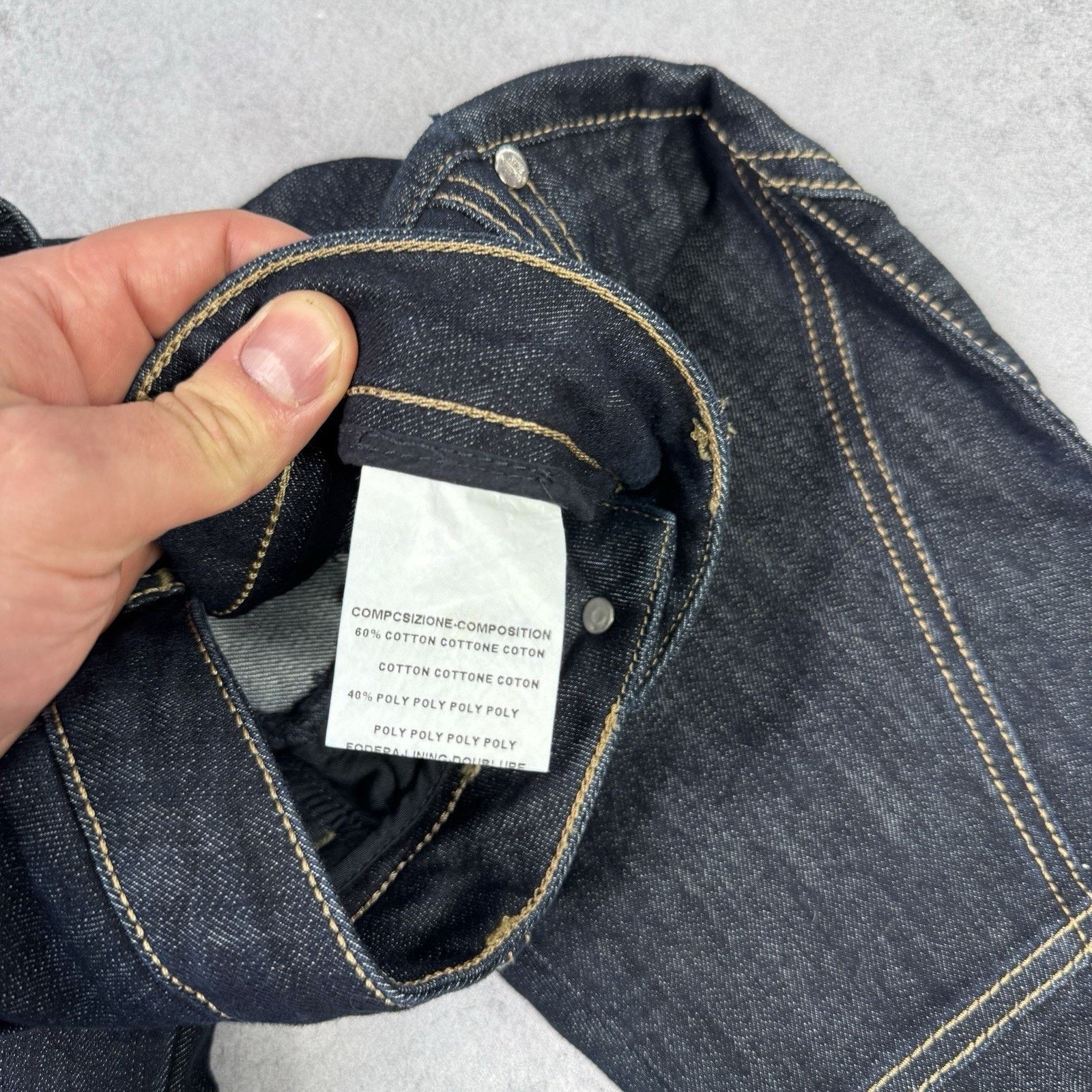Gucci Vintage Gucci Breeches Denim Pants Blue Avant Garde Cropped Size 27" / US 4 / IT 40 - 16 Thumbnail