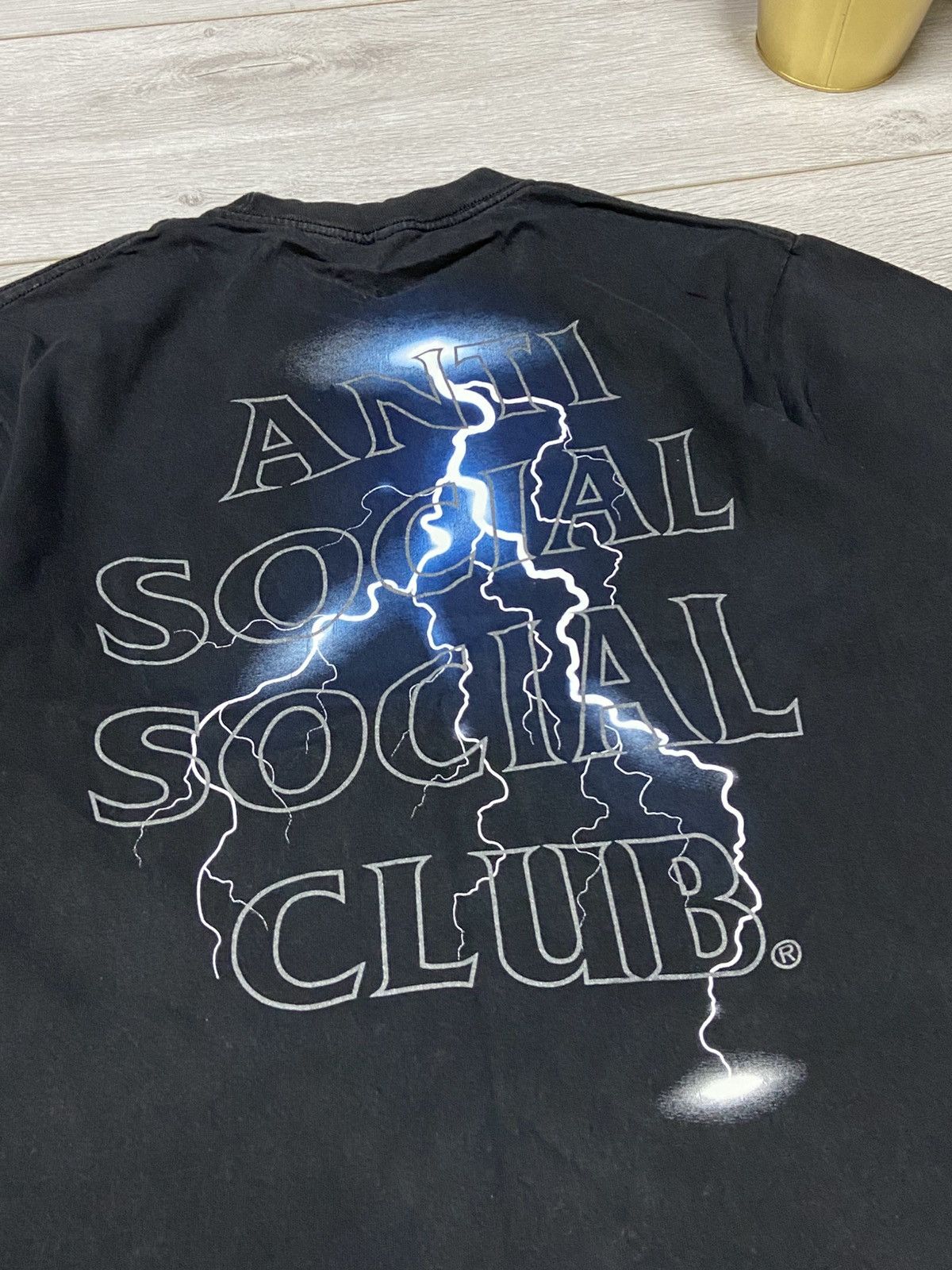 Anti Social Social Club Anti Social Social Club USA reflective Lightning Tee Y2K Size US L / EU 52-54 / 3 - 10 Thumbnail