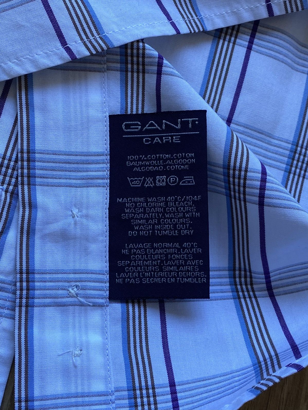 Gant Gant 80s Vintage Plaid Checked Poplin Shirt M Size US M / EU 48-50 / 2 - 6 Thumbnail