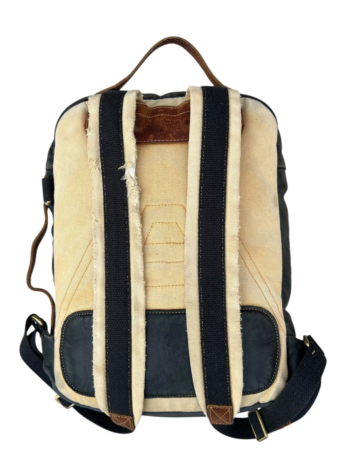 Leather Zeldner Japan Distressed Patina Leather Backpack Bag Size ONE SIZE - 8 Thumbnail