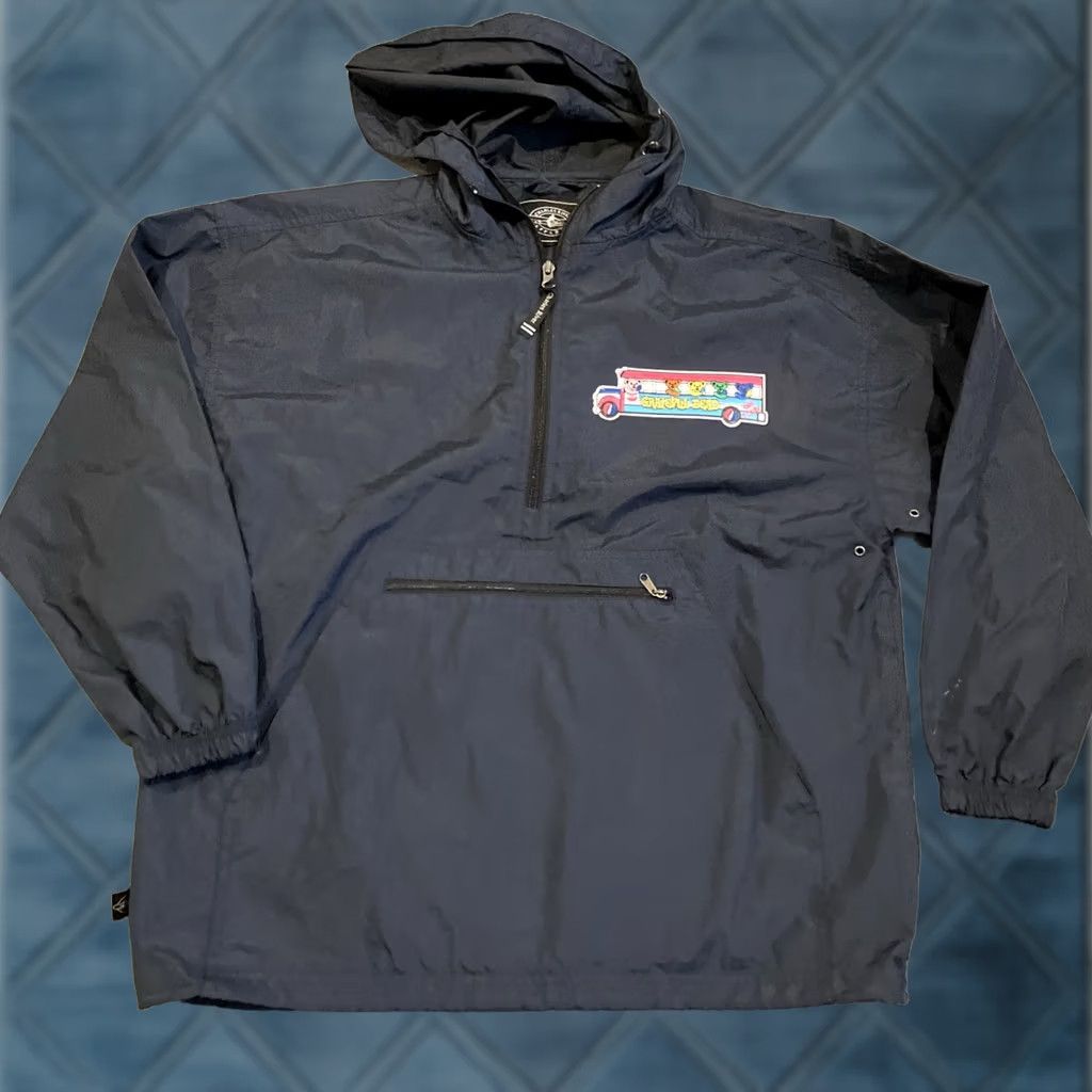 Vintage Grateful Dead Charles River Rain Pullover Jacket Packable CUSTOM 1/2 Zip Blue S Men Size US S / EU 44-46 / 1 - 1 Thumbnail