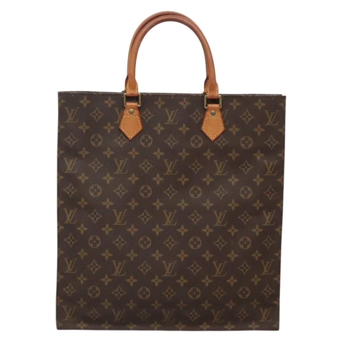 Louis Vuitton LOUIS VUITTON Monogram Sac Plat Hand Bag M51140 Size ONE SIZE - 2 Thumbnail