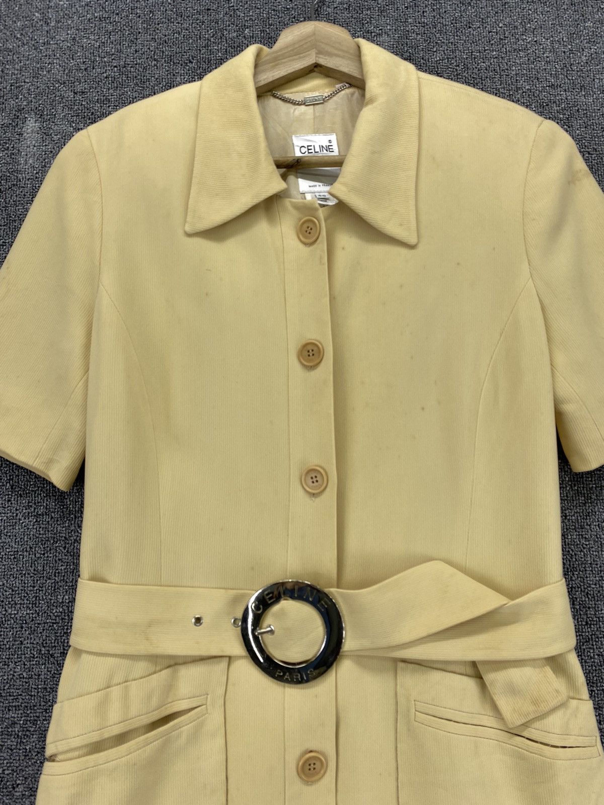 Celine Vintage Celine Paris Shirts Button Up Flannel Size M / US 6-8 / IT 42-44 - 7 Thumbnail