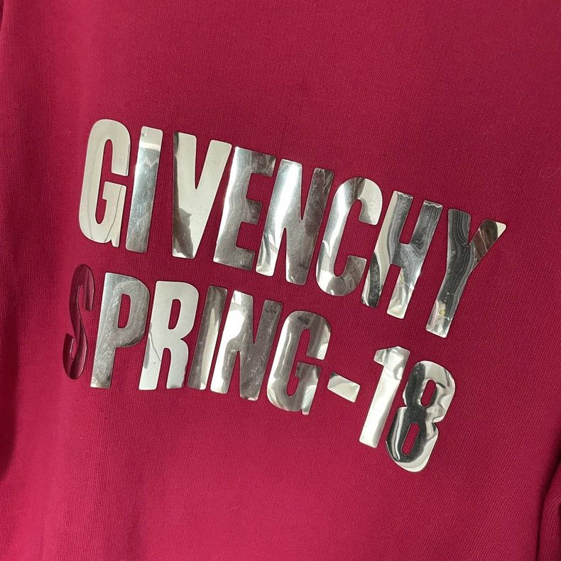 Givenchy Givenchy Fleece Silver Letter Hoodie Size US S / EU 44-46 / 1 - 3 Thumbnail