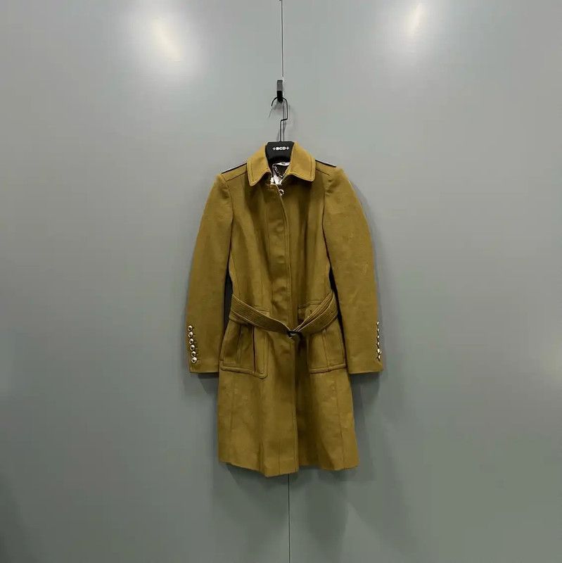 Burberry Burberry Brown Cotton Long Coat for Women Size ONE SIZE - 1 Thumbnail