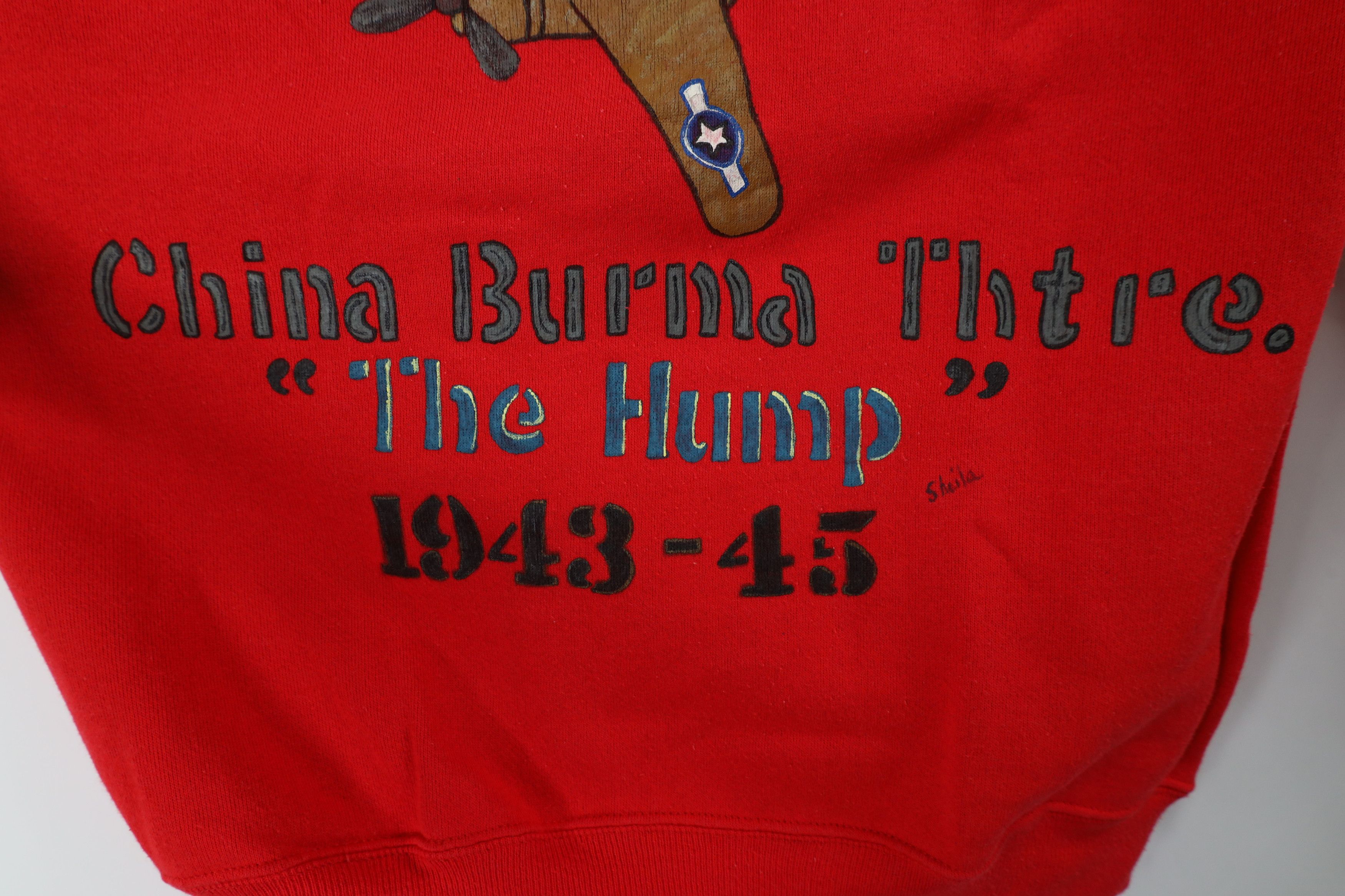 Vintage Vintage 80s China Burma The Hump World War II Sweatshirt USA Size L / US 10 / IT 46 - 6 Thumbnail