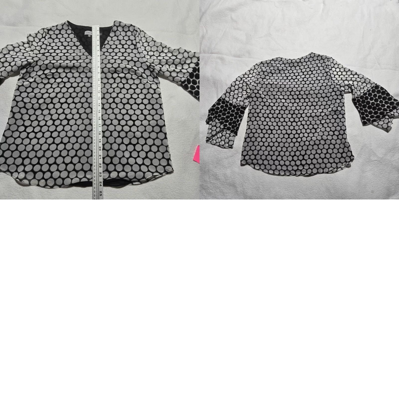 Calvin Klein Calvin Klein Shirt Gray Bell Sleeve Top M Medium Office Wear Classic Womens Size M / US 6-8 / IT 42-44 - 8 Thumbnail