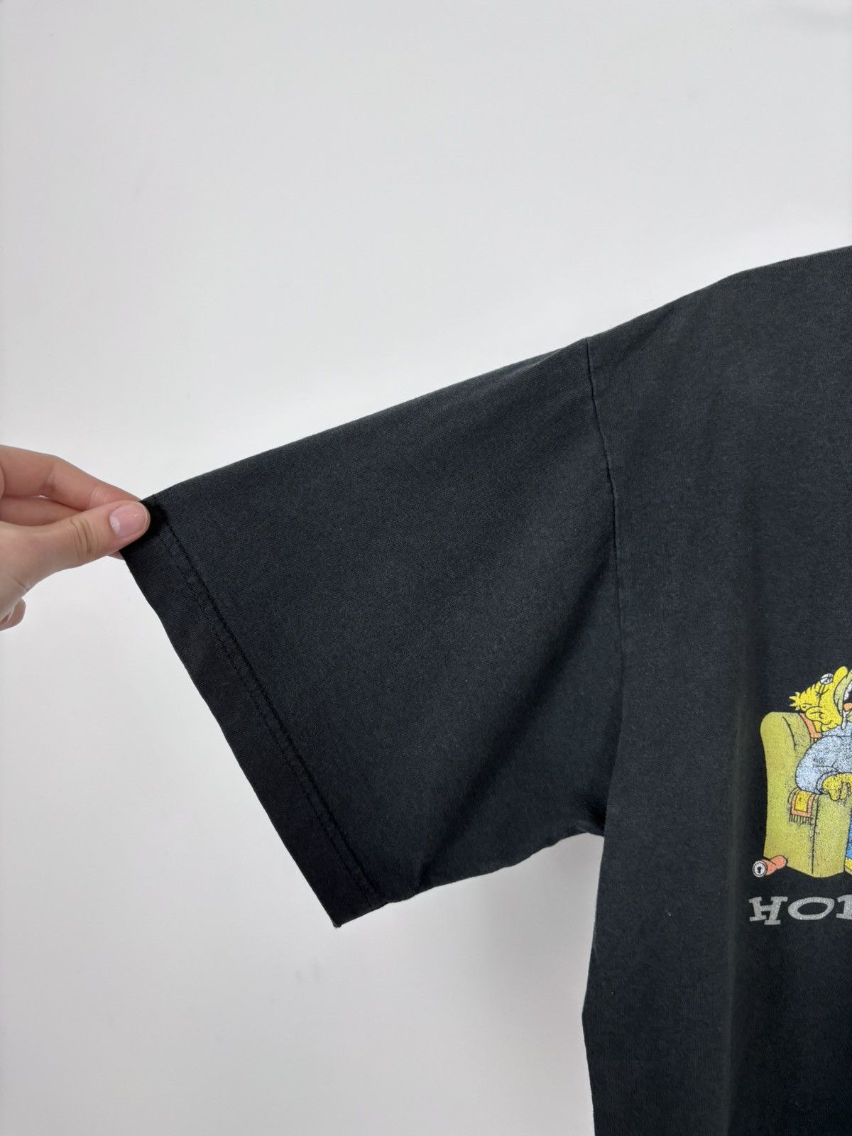 The Simpsons Vintage 90s The Simpsons Home Sweet Home Faded Black T-Shirt Size US M / EU 48-50 / 2 - 8 Thumbnail