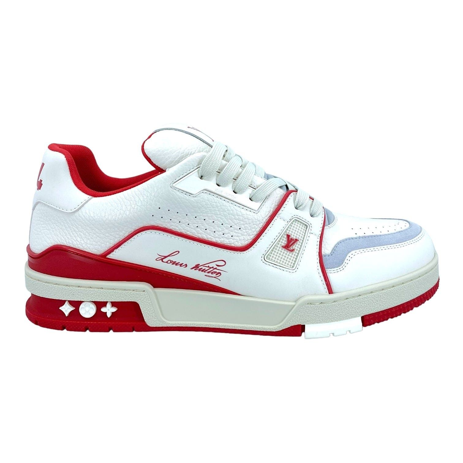 Louis Vuitton LV Trainer Low #54 Signature Red White | Grailed