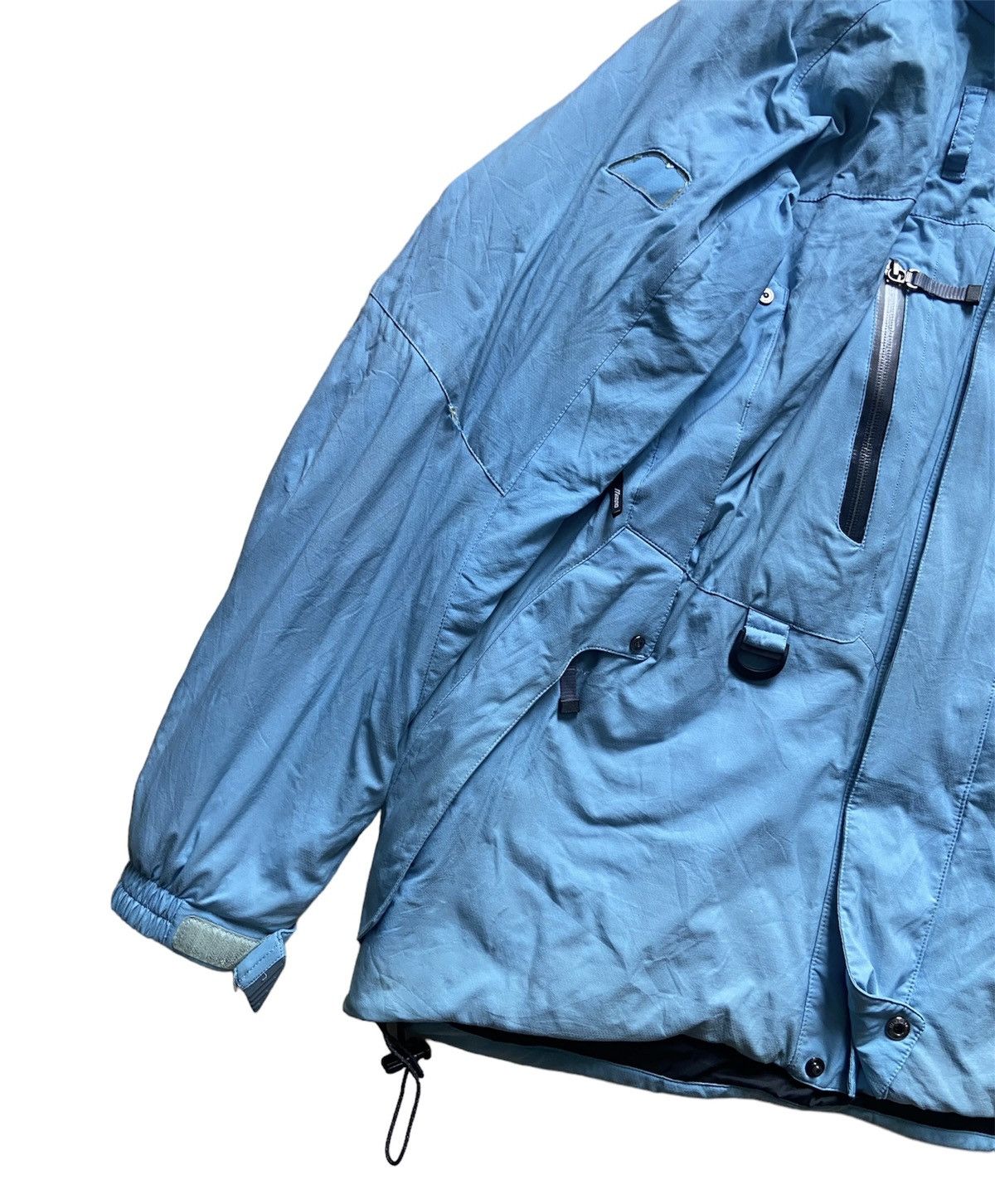 Mizuno × Vintage 1990’s Mizuno Lotus Leaf Tactical Multi Pocket Puffer Jacket Size US L / EU 52-54 / 3 - 3 Thumbnail