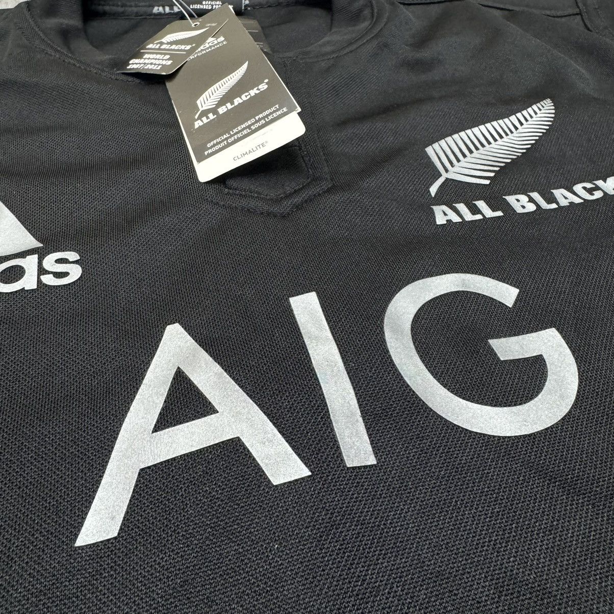 Adidas New zealand all black 2014 rugby shirt (bnwt) Size US S / EU 44-46 / 1 - 4 Thumbnail