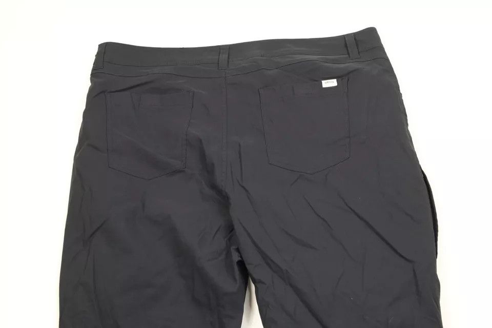 Orvis × Vintage Orvis Outdoor Hiking Tech Fleece Lined Pants Black Polyester Size US 40 / EU 56 - 9 Thumbnail