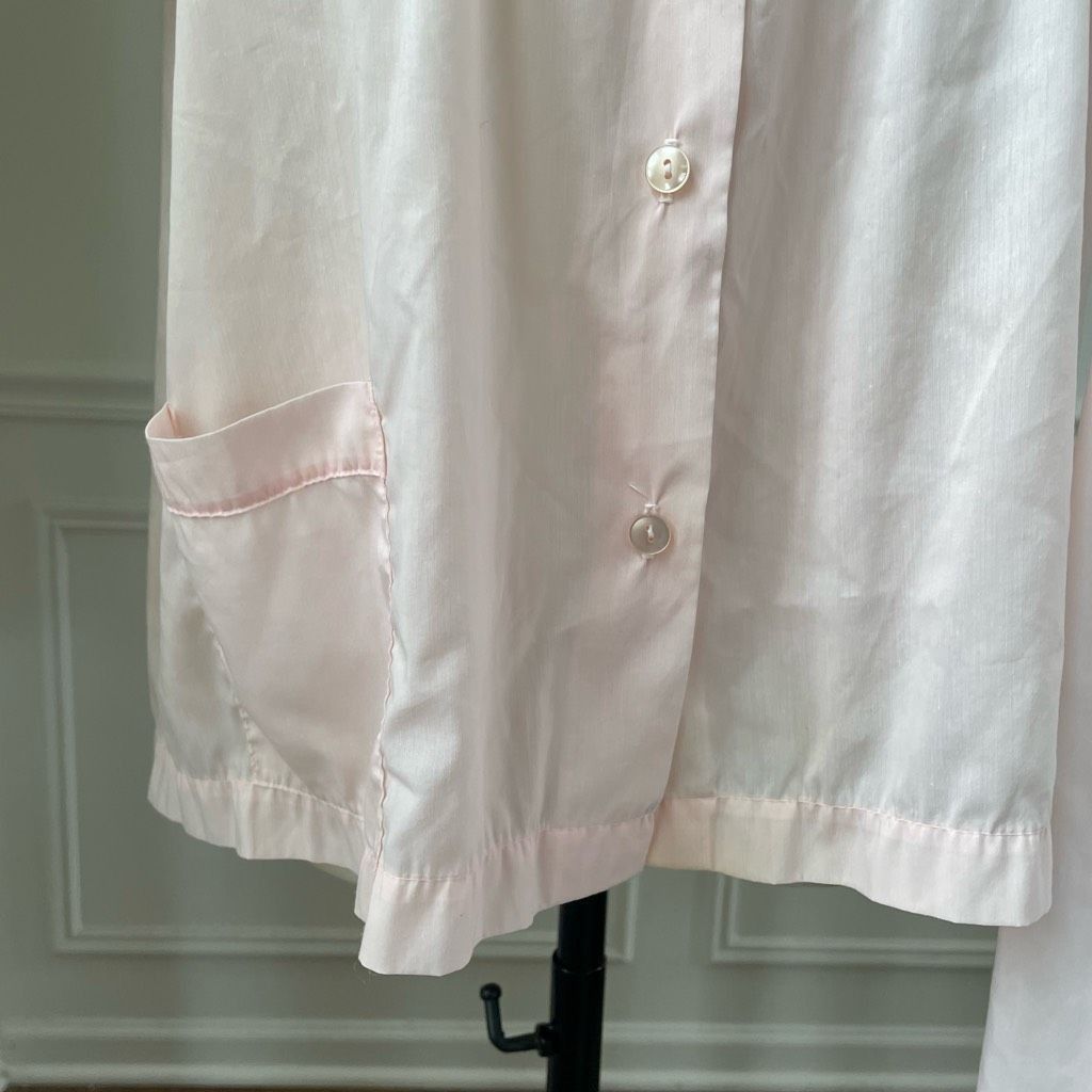 Vintage Vintage Barbizon Pink 2pc Pajama Lounge Set SS Top Pants S Size ONE SIZE - 6 Thumbnail