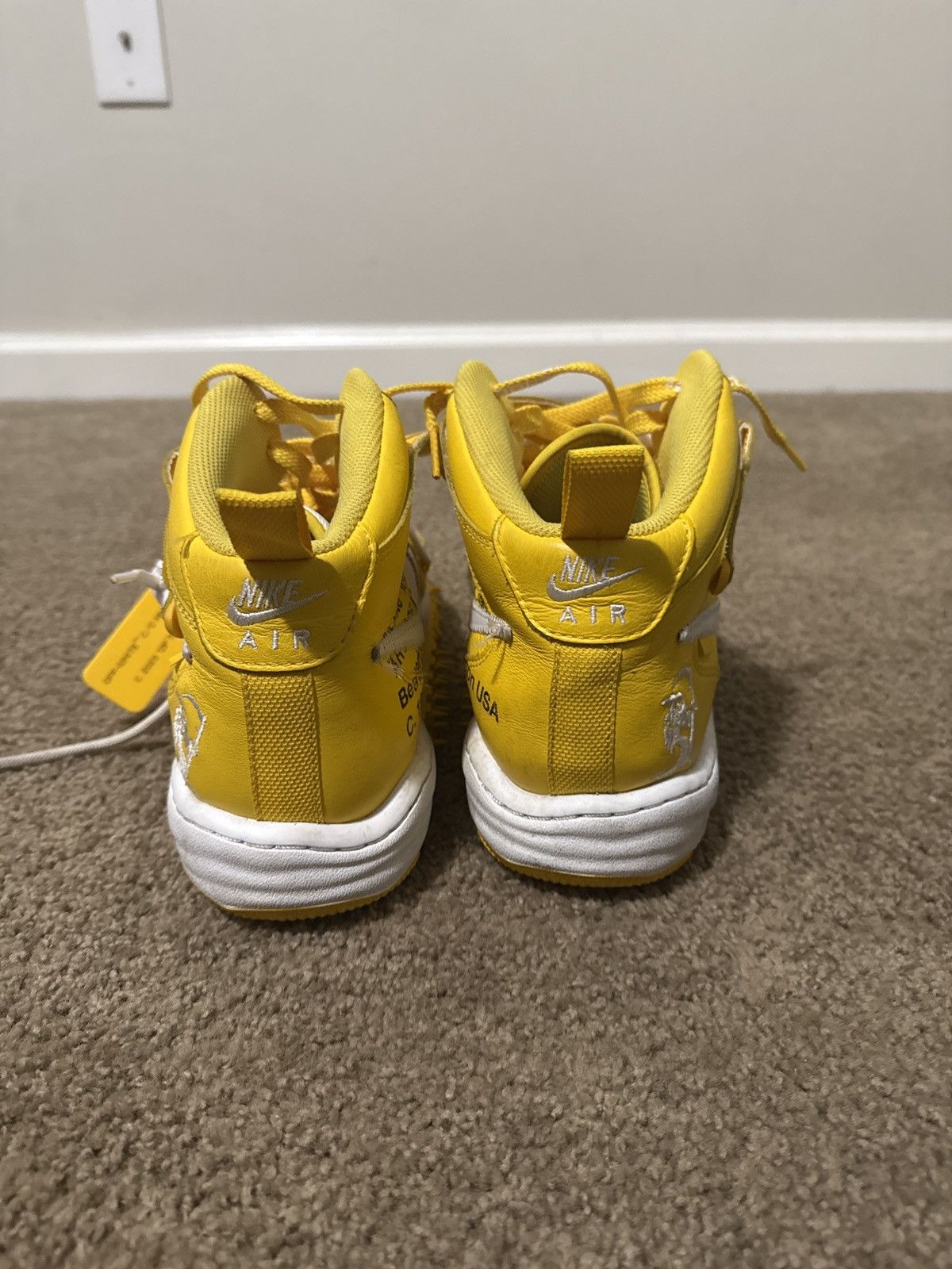 Off-White Air Force 1 Mid SpLTHR Size US 10.5 / EU 43-44 - 7 Thumbnail