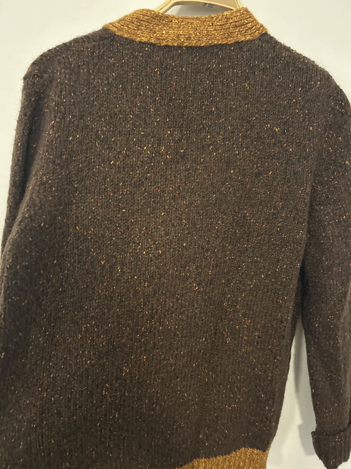 Marni Marni two-tone brown/beige flecked knit cardigan Size US M / EU 48-50 / 2 - 4 Thumbnail