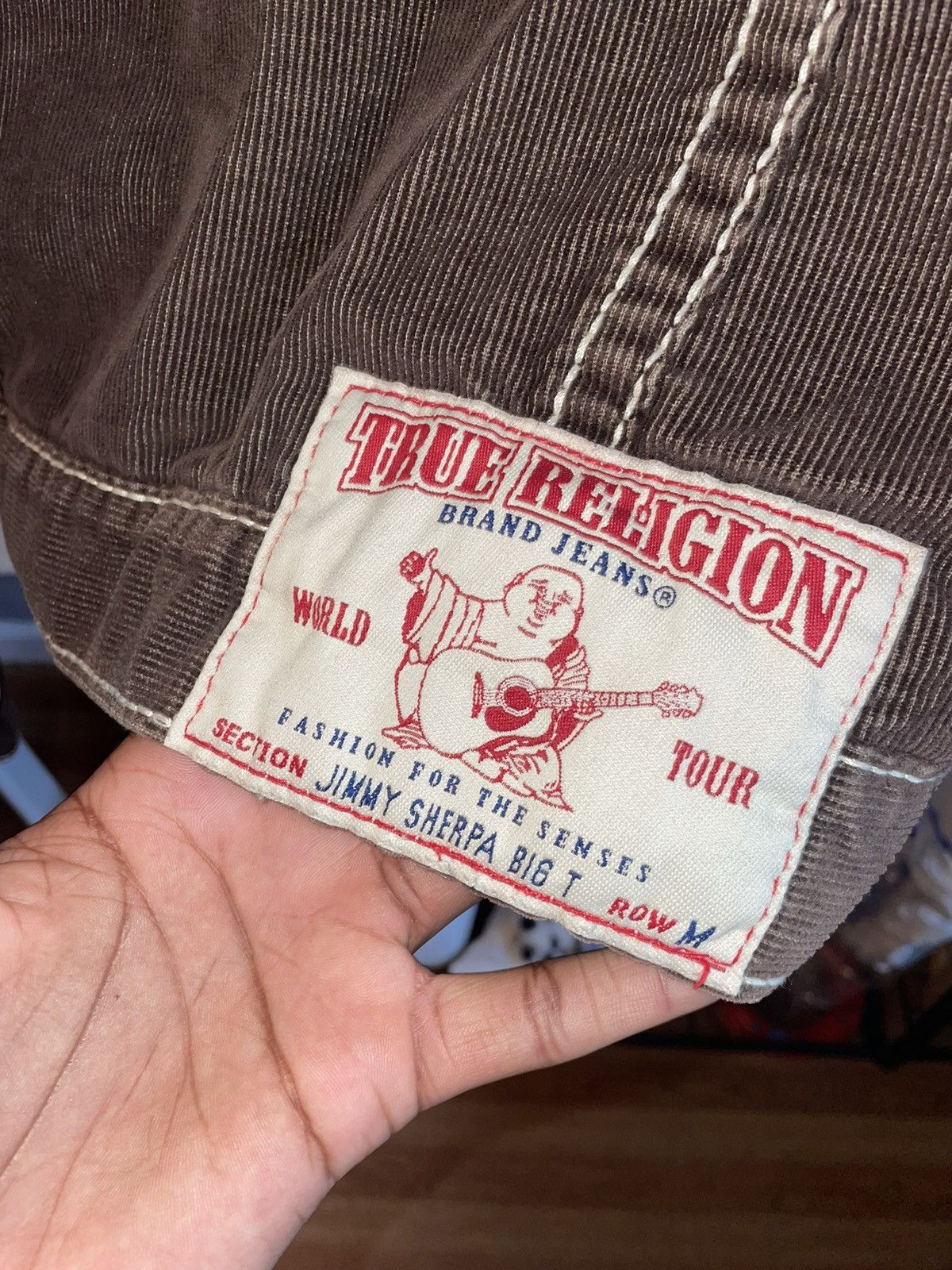 Streetwear × True Religion × Vintage True Religion Sherpa Denim  