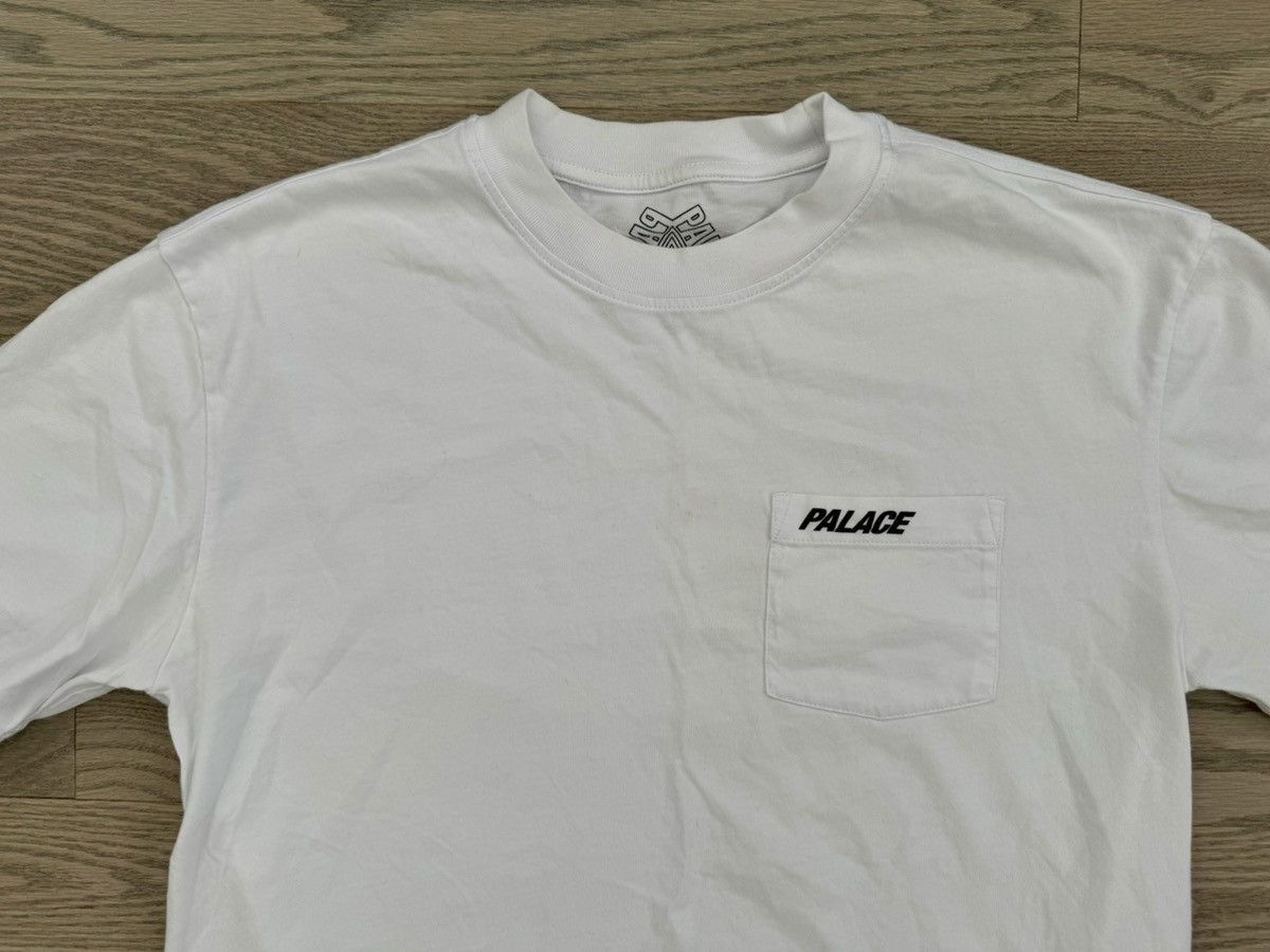 Palace Palace White Pocket Logo T-Shirt Size US M / EU 48-50 / 2 - 1 Thumbnail
