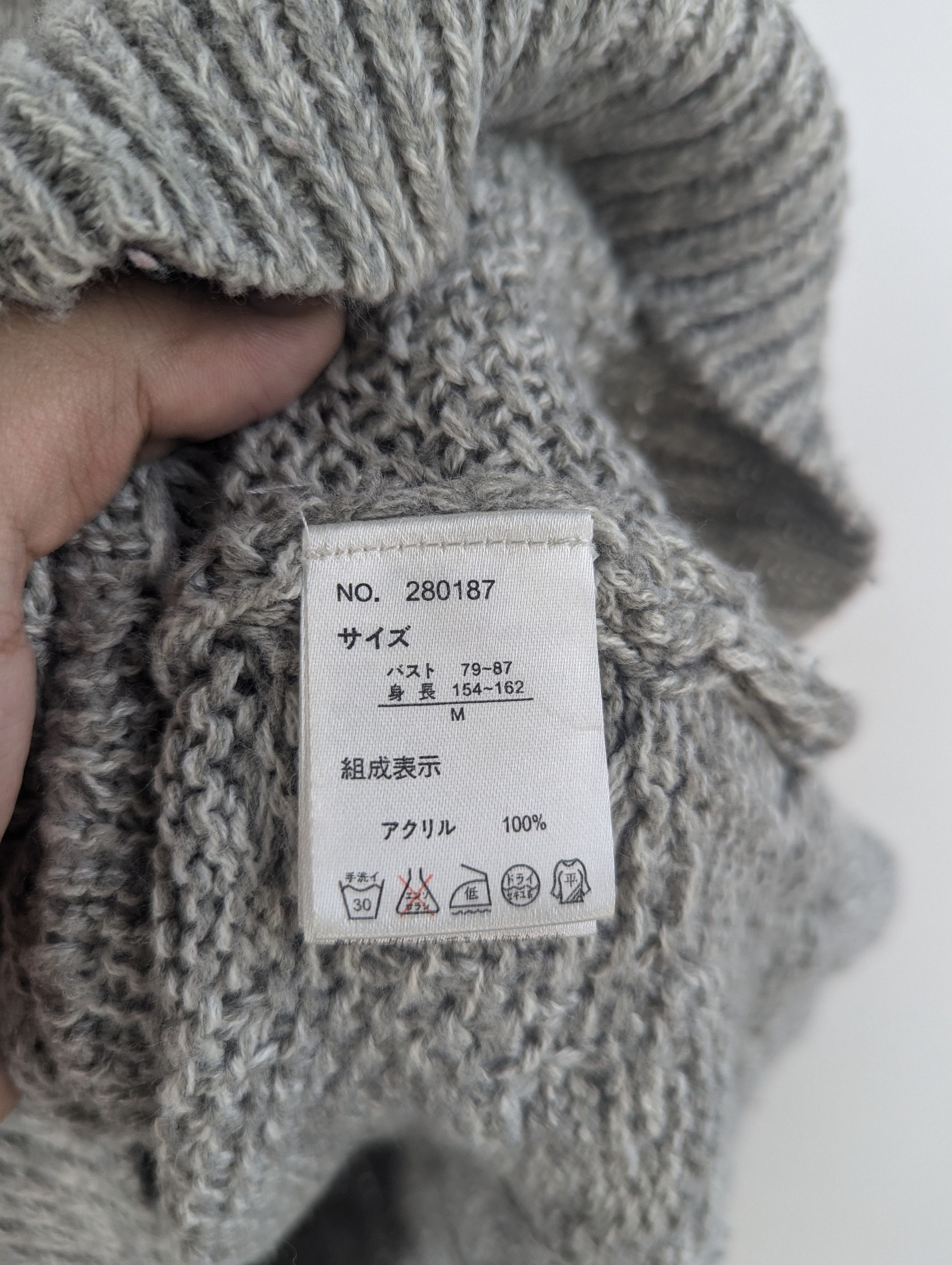 Aran Isles Knitwear × Japanese Brand × Vintage Vintage Knit Sweater Pattern by Raf Raf Size M / US 6-8 / IT 42-44 - 9 Thumbnail
