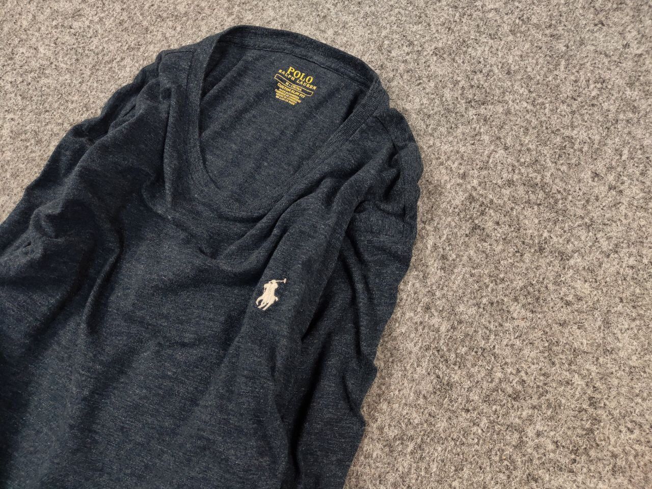 Polo Ralph Lauren Polo Ralph Lauren light long sleeve Dark Blue logo t shirt Size US M / EU 48-50 / 2 - 4 Thumbnail
