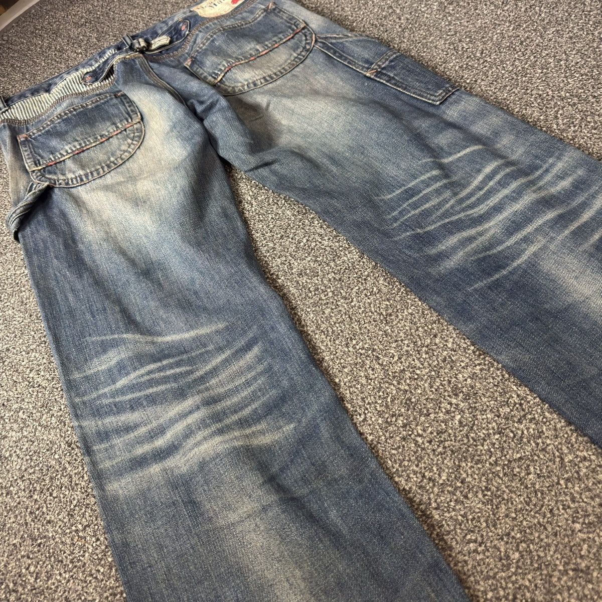 14th Addiction Japanese Vintage 90s HR Market Dungaree Pants Streetwear Size US 32 / EU 48 - 12 Thumbnail