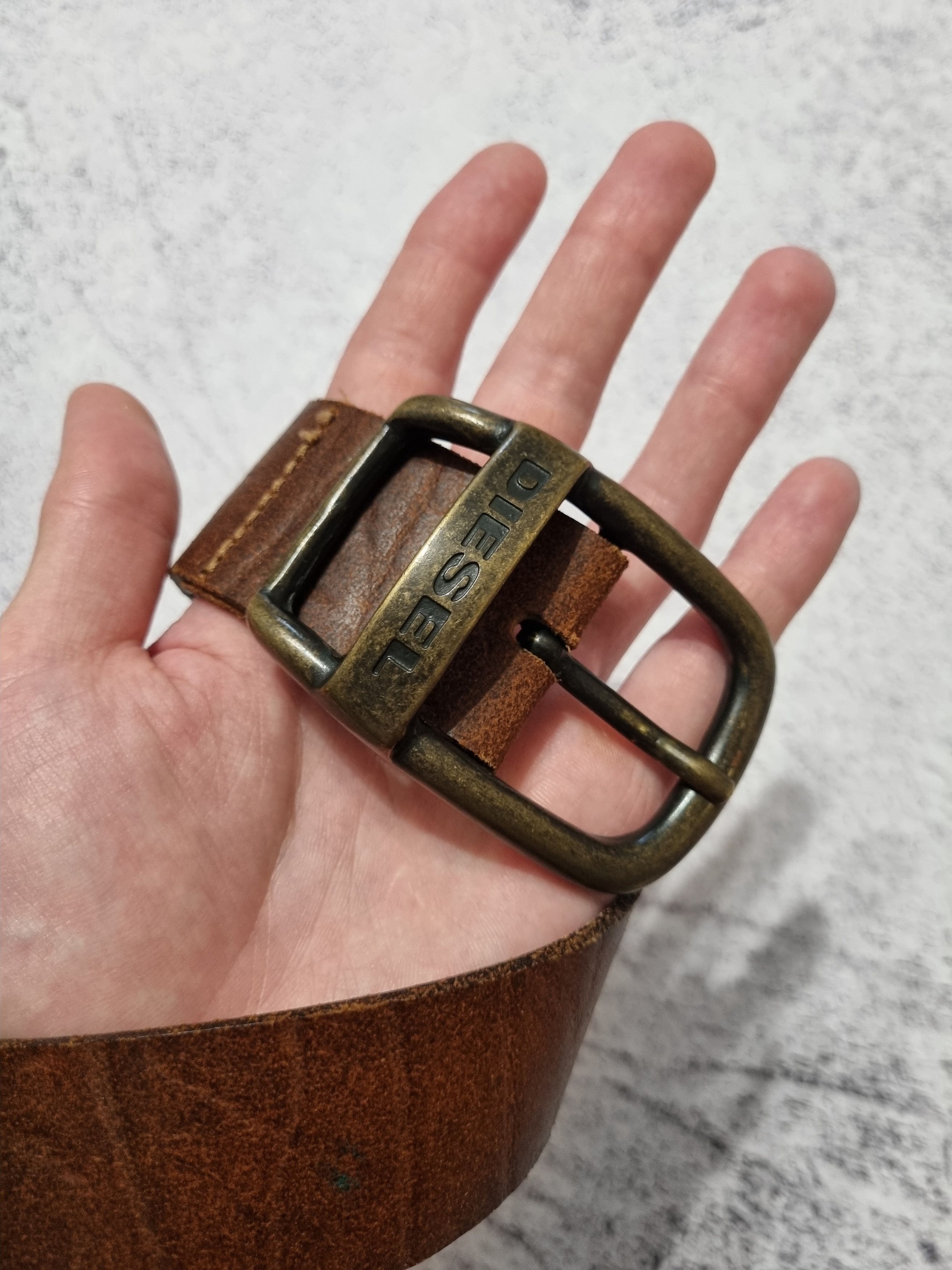 Diesel Vintage Diesel Genuine Leather Belt Avant Garde Size ONE SIZE - 3 Thumbnail
