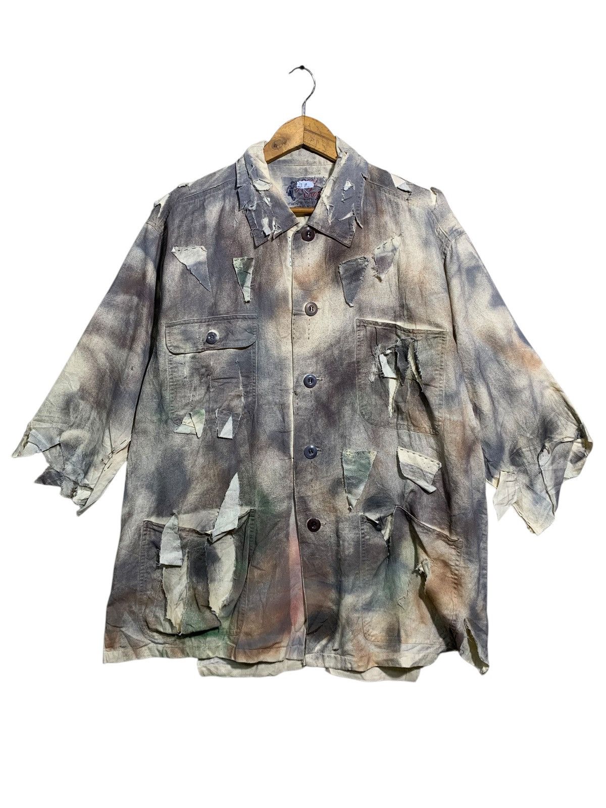 Art Comes First × Japanese Brand 🔥JAPANESE BRAND COSTUM SHIRTS (BUTTON UP) Size US XL / EU 56 / 4 - 1 Thumbnail