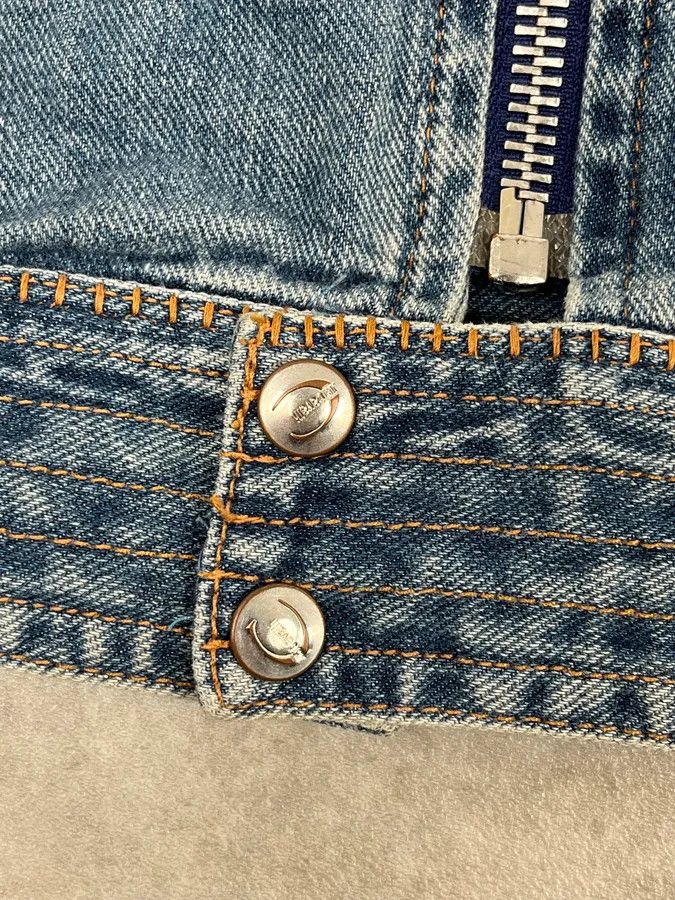 Just Cavalli SS2005 Cavalli Blue Contemporary Multi-Pocket Denim Jacket Size US M / EU 48-50 / 2 - 11 Thumbnail