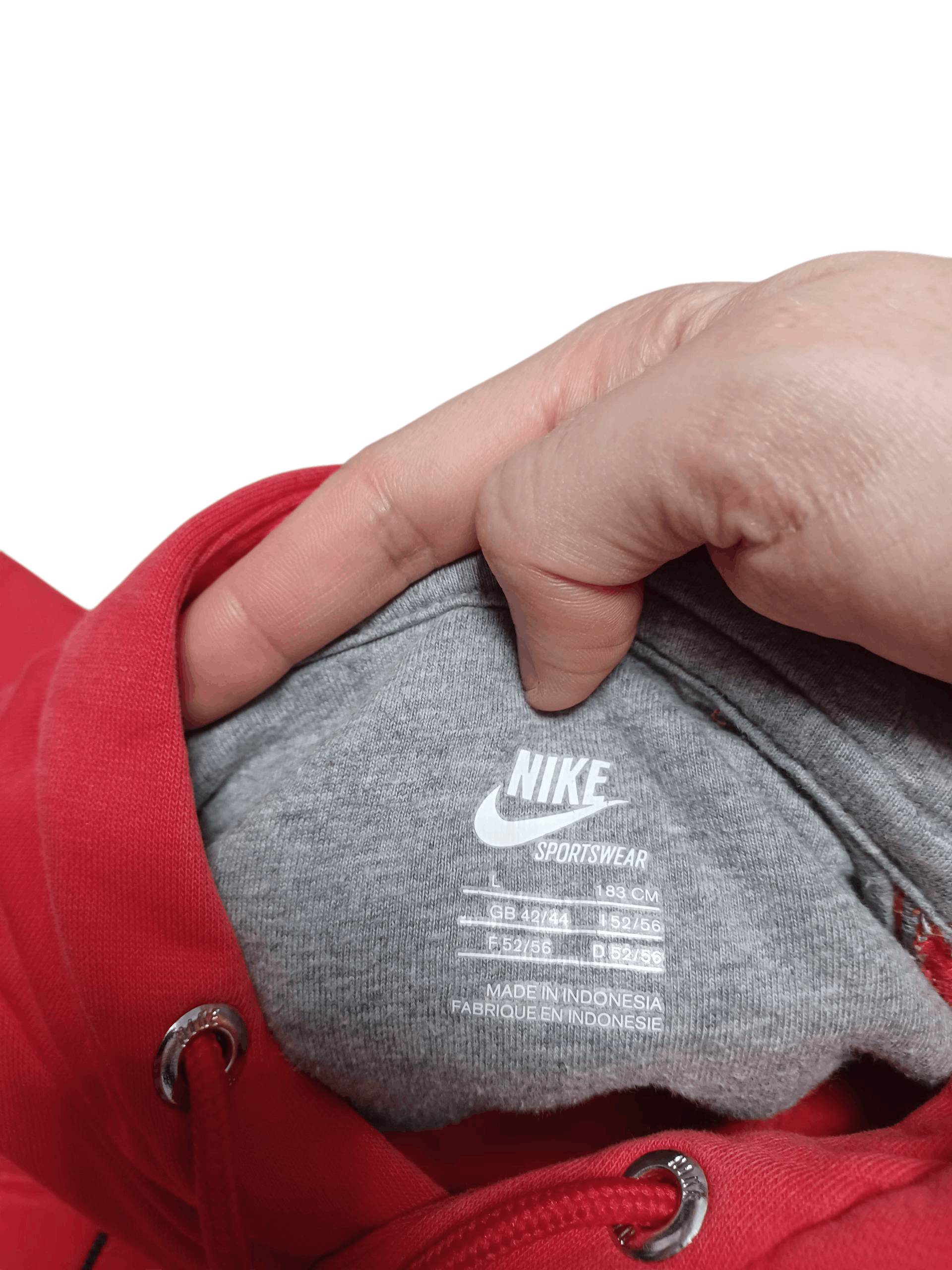 Nike NIKE VINTAGE 2008 BIG LOGO HOODIE Size US L / EU 52-54 / 3 - 4 Thumbnail