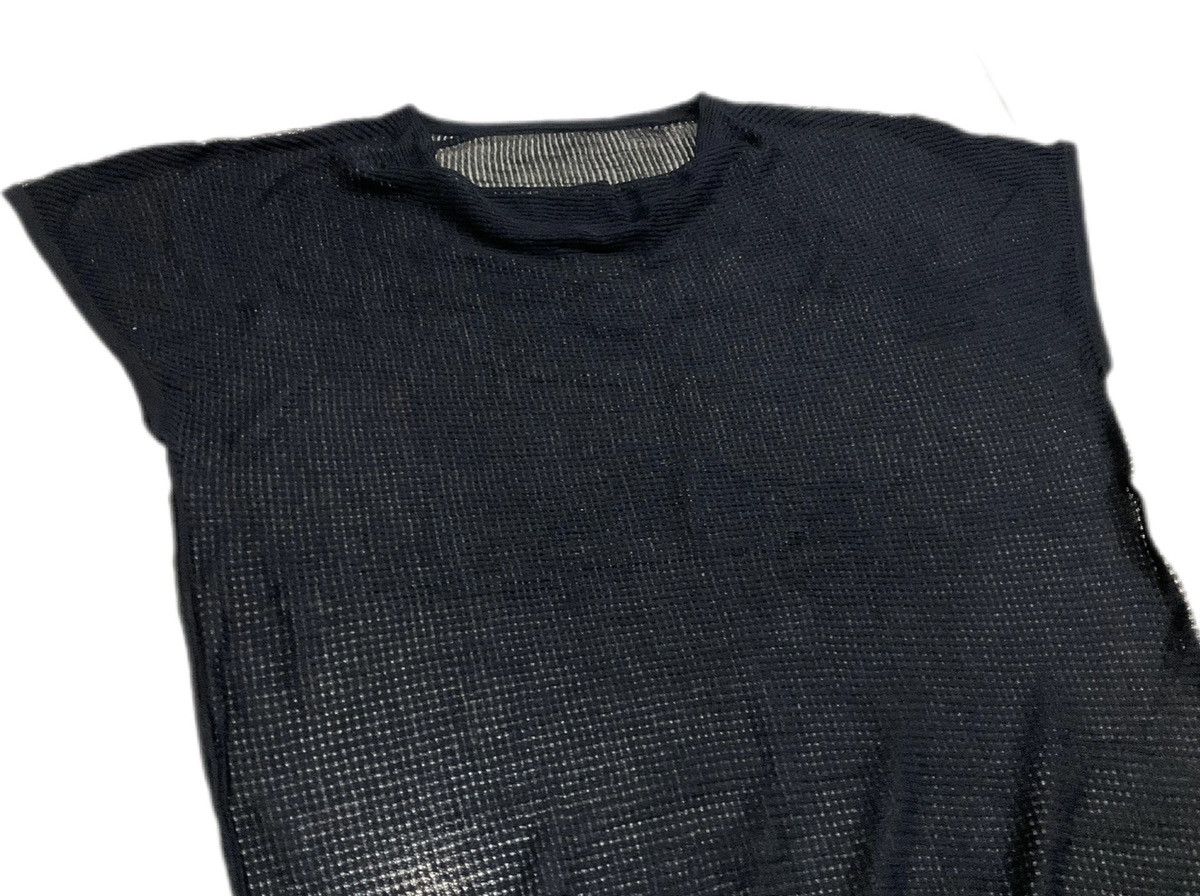 Hysteric Glamour × Japanese Brand × Seditionaries 🔥Sick Y2K Japanese Knit Sheer Ruffle Neck Top Tee Size US L / EU 52-54 / 3 - 2 Thumbnail