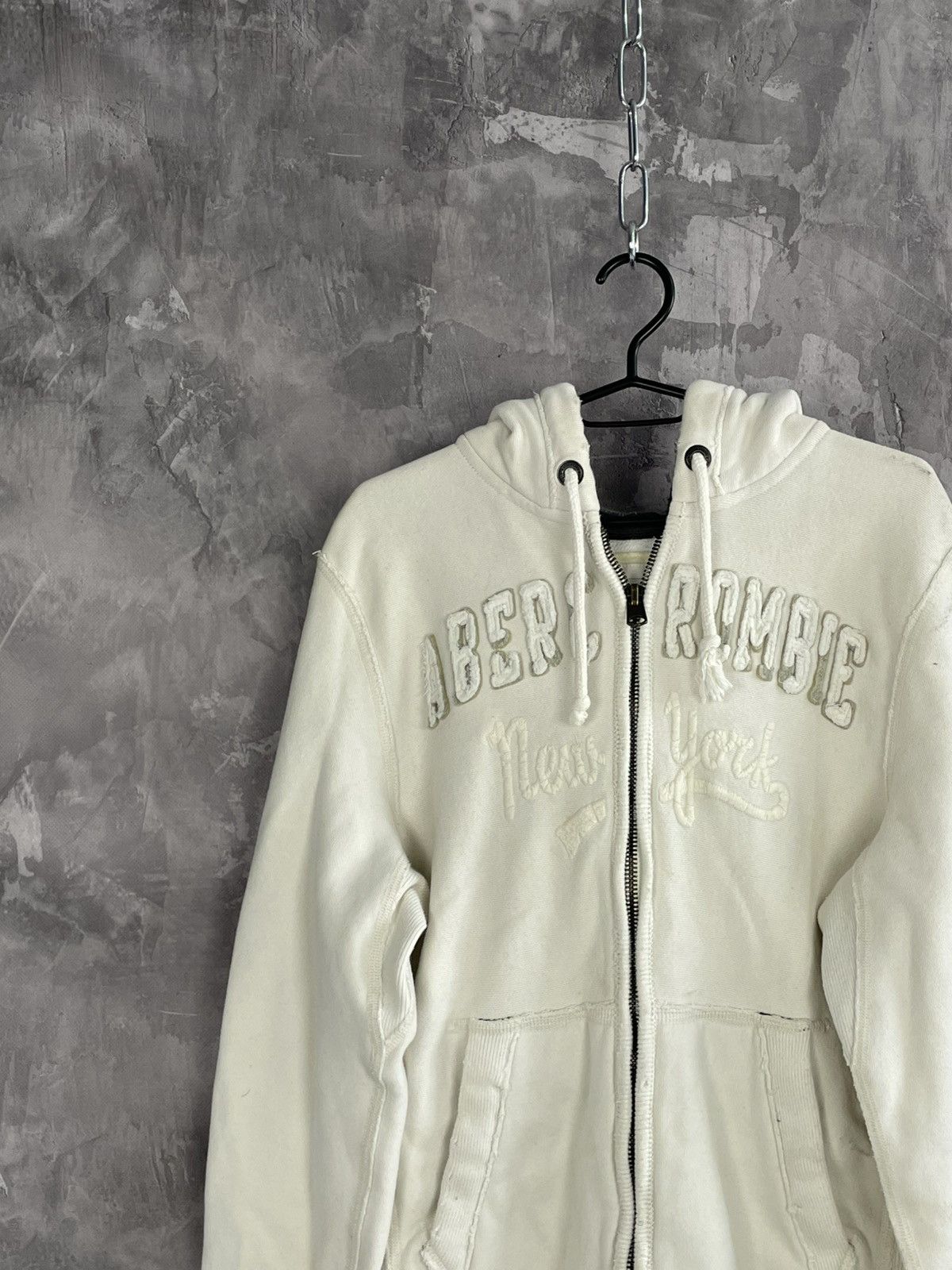 Abercrombie & Fitch Abercrombie Zip Up Hoodie LGB Style Size M / US 6-8 / IT 42-44 - 3 Thumbnail