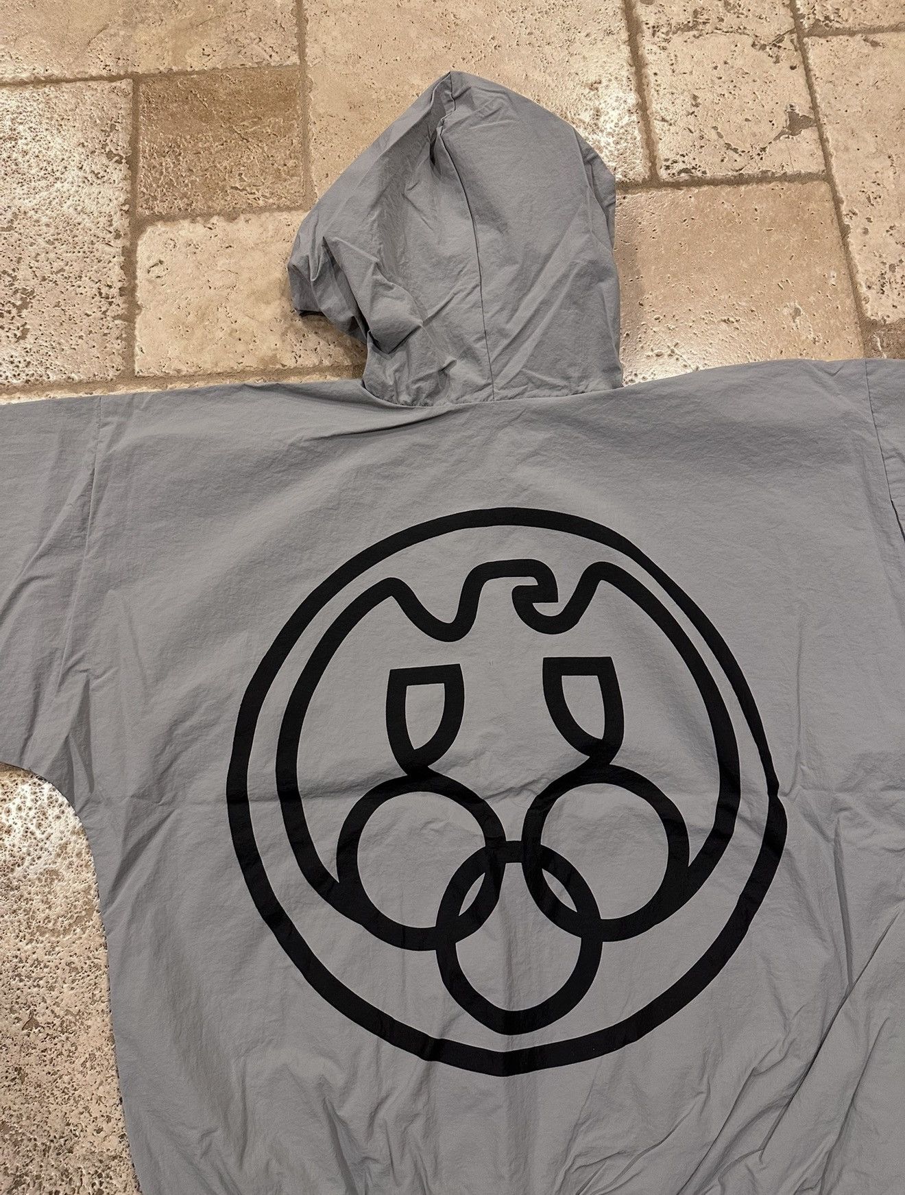 Yeezy Yeezy WB-01 04 Logo Gray Windbreaker Nylon Zip Jacket Size US M / EU 48-50 / 2 - 11 Thumbnail