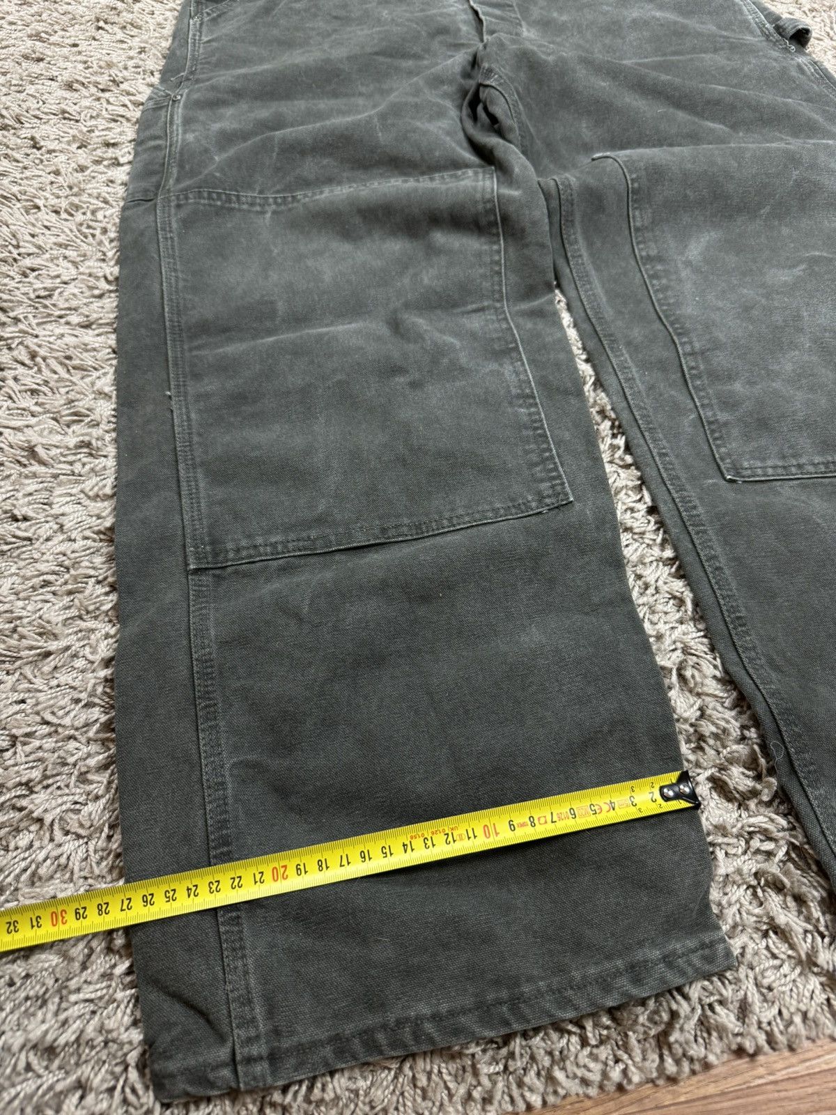 Carhartt × Vintage Vintage overall jeans Carhartt original casual skate item Size US 39 - 7 Thumbnail