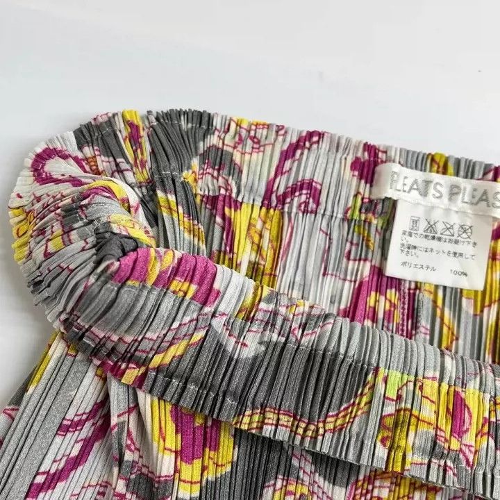 Issey Miyake issey miyake size:3 Floral pleated skirt Size 42" / US 20 - 5 Thumbnail