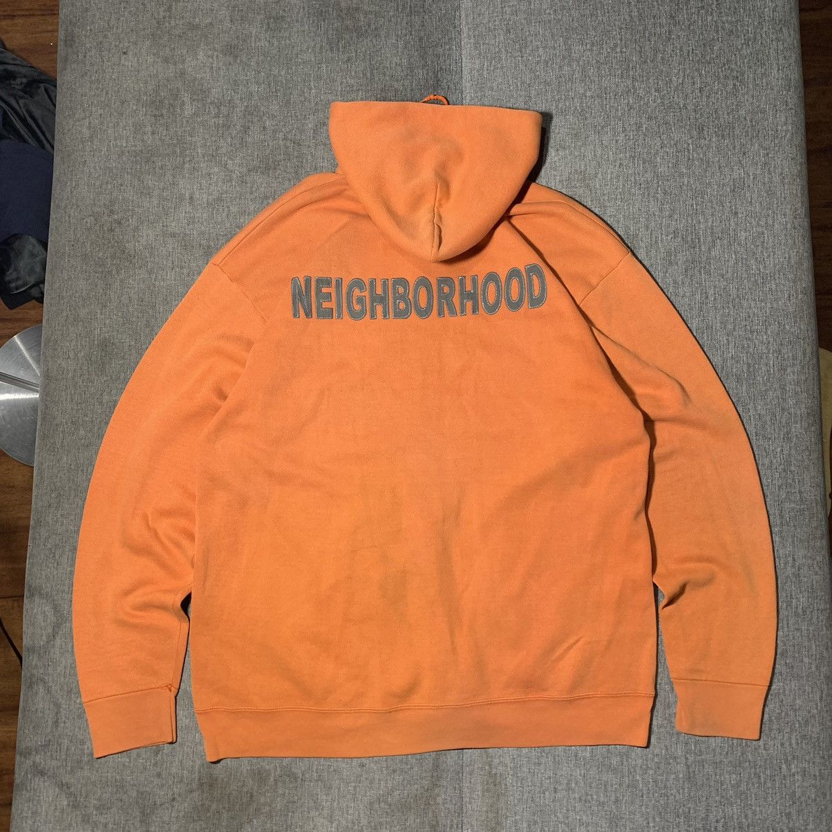 Lee × Neighborhood 2000s Neighborhood NY X Lee Washed Heavy Weight Hoodie Size US XXL / EU 58 / 5 - 2 Thumbnail