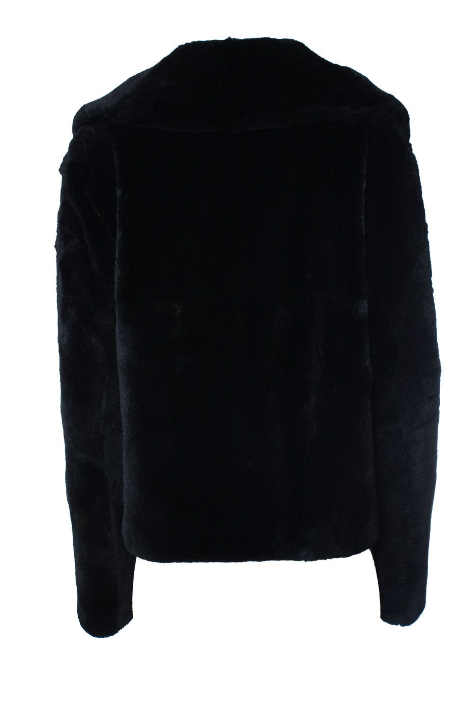 DNA DNA, black rabbit fur coat Size S / US 4 / IT 40 - 3 Thumbnail