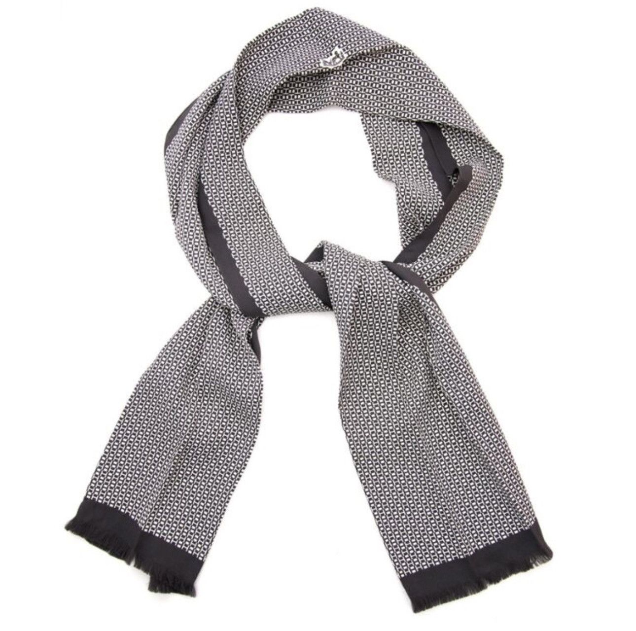 Hermes Hermès Tie-Scarf LA CRAVATE-FOULARD H-Print Size ONE SIZE - 1 Thumbnail