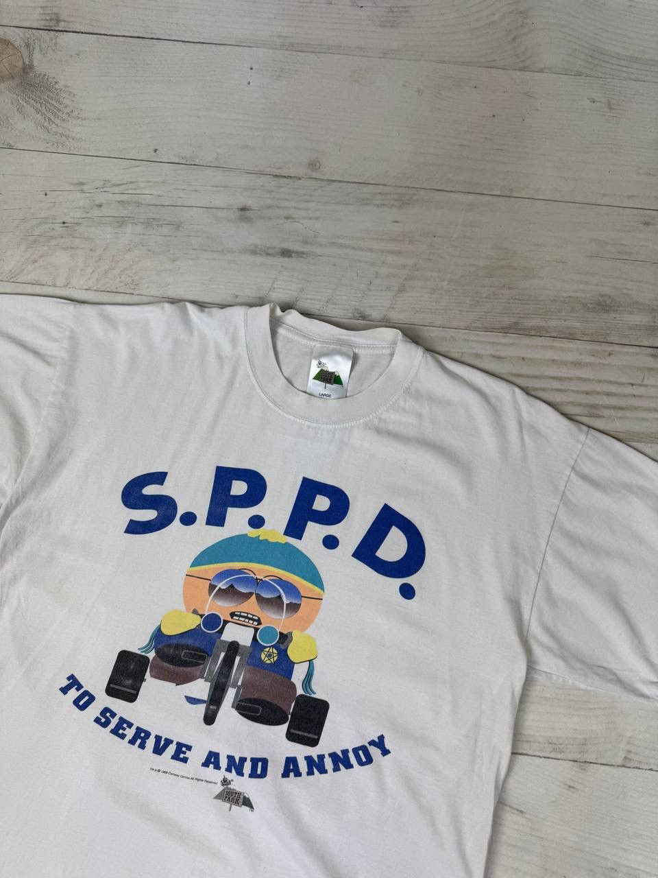 Cartoon Network Vintage South Park 1999 Cartman SPPD Comedy Central T-Shirt Size US L / EU 52-54 / 3 - 2 Thumbnail