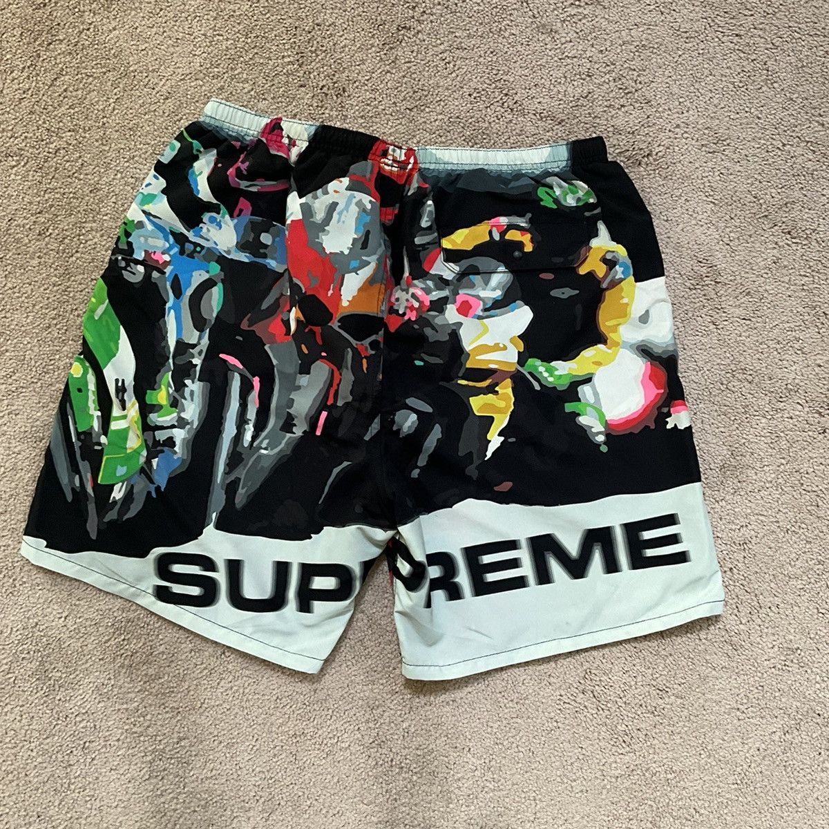 Supreme Arc Logo Water Short Black 黒 - メルカリ