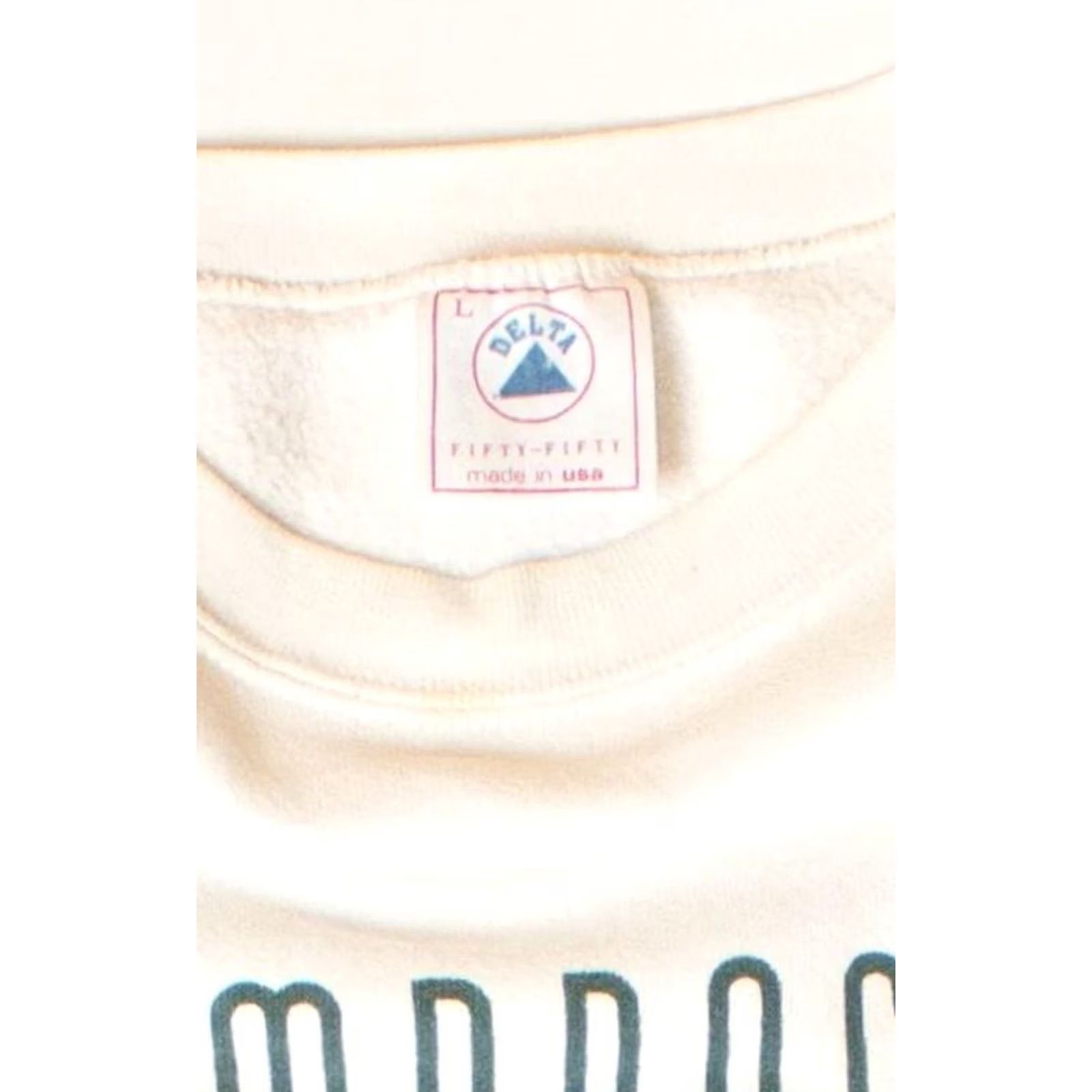 Delta Vintage Delta California Sweatshirt 1990s Large White Mens Size US L / EU 52-54 / 3 - 4 Thumbnail