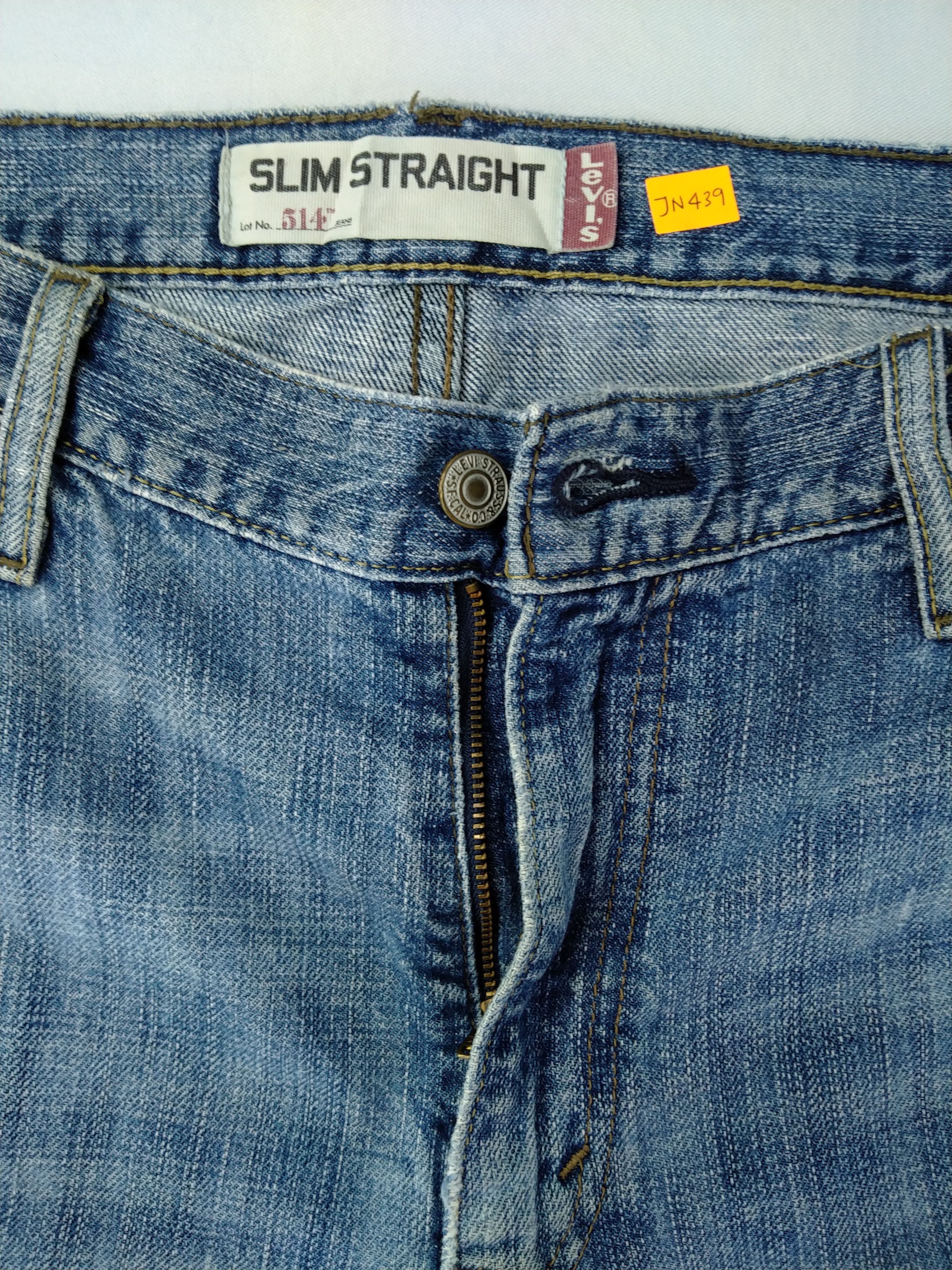 Levi's Blue Slim Straight Vintage Levi's 514 Denim 37x30.5 -JN439 Size US 37 - 6 Thumbnail